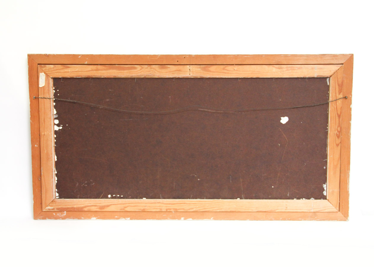 F.B. Fisher Oil Painting on Canvas