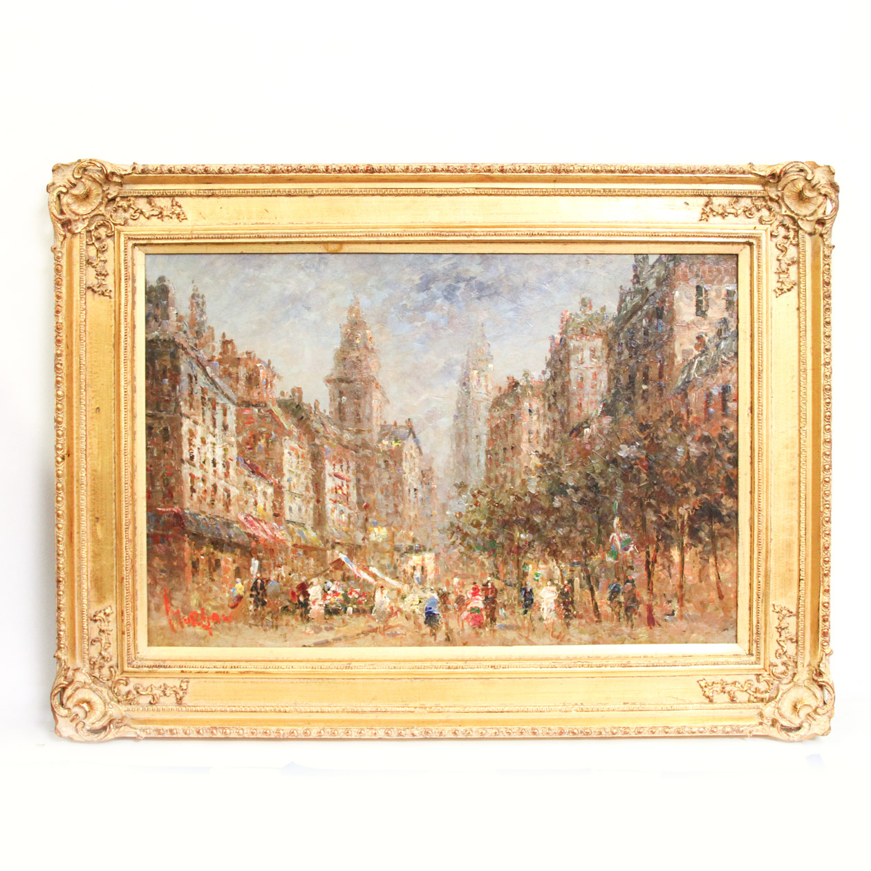 Morgan Impressionistic Oil Painting