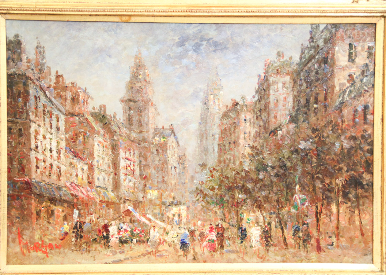 Morgan Impressionistic Oil Painting