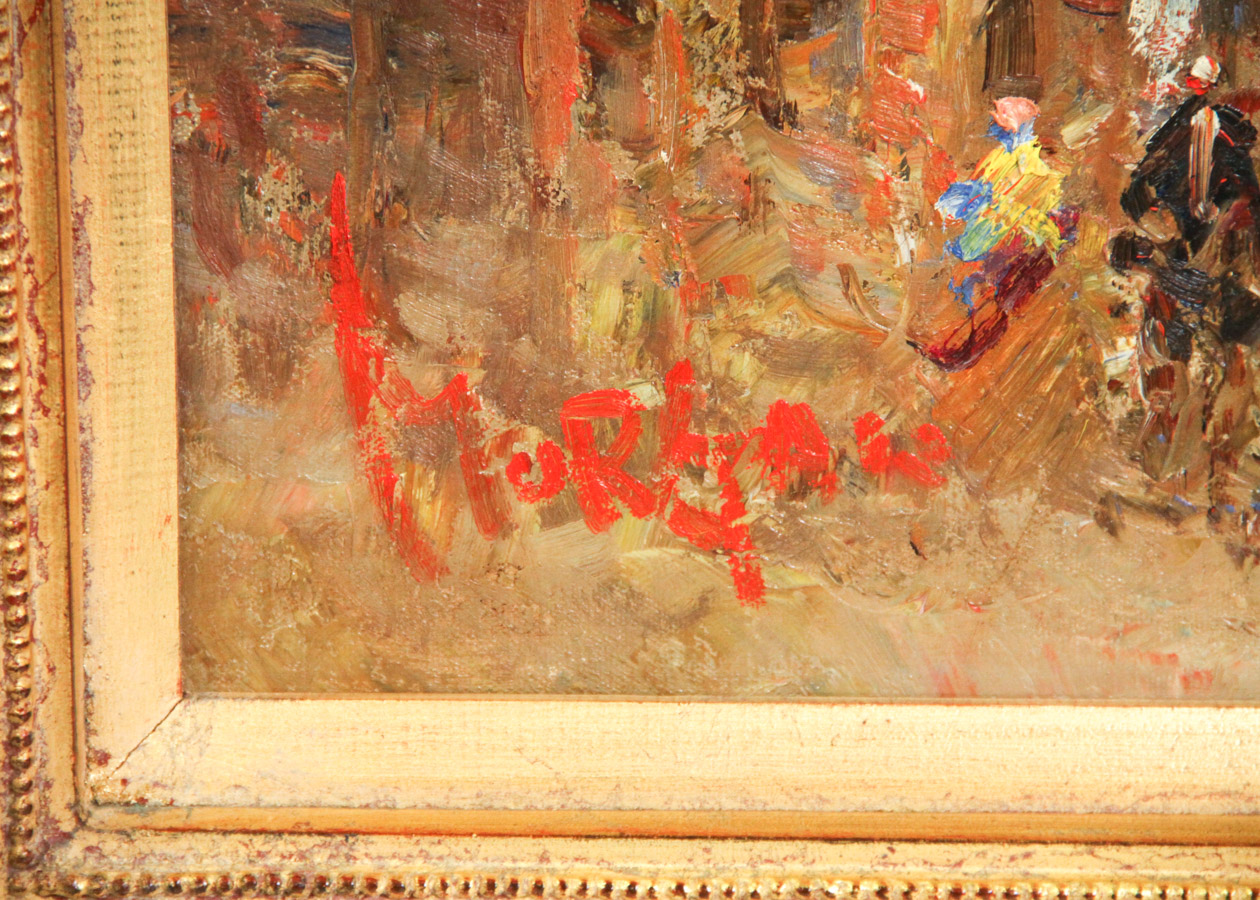 Morgan Impressionistic Oil Painting