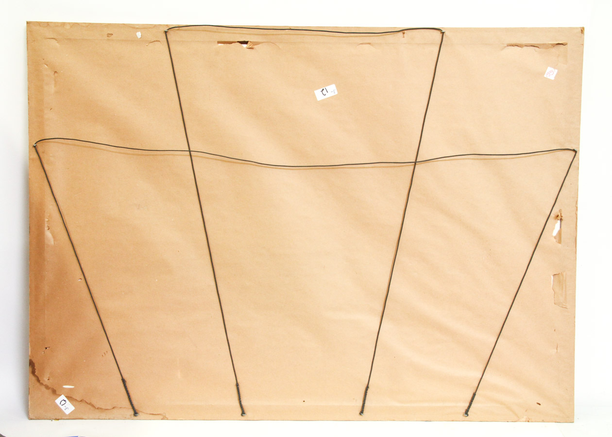 After Oskar Merte Offset Lithograph Print on Paper "Cross Country Hunting"