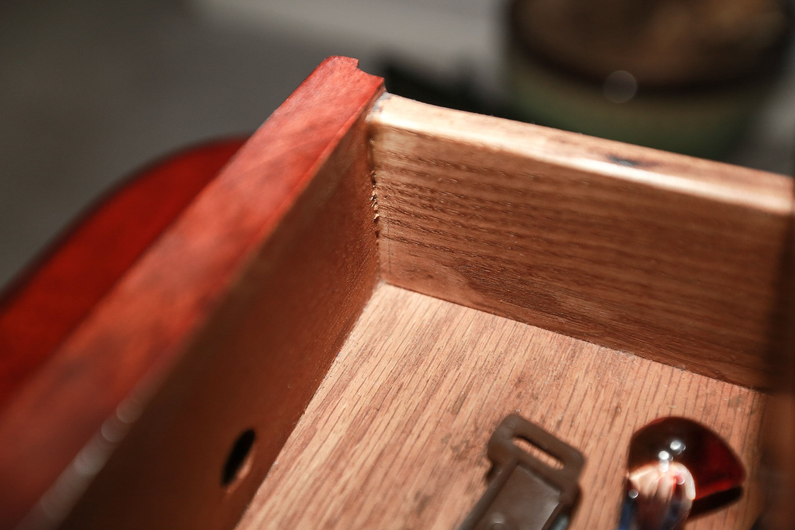 Wooden Mirrored Dresser