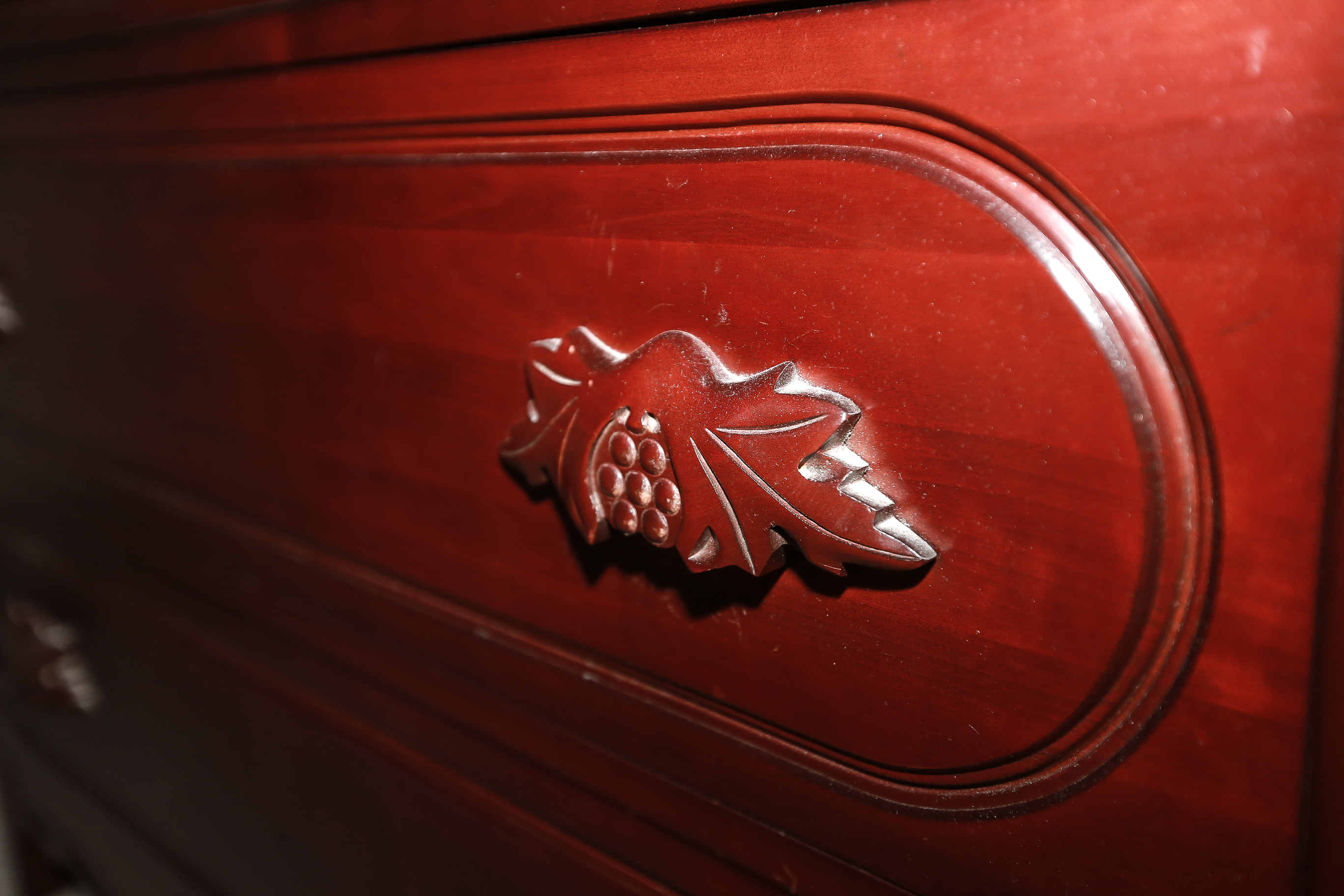 Wooden Mirrored Dresser