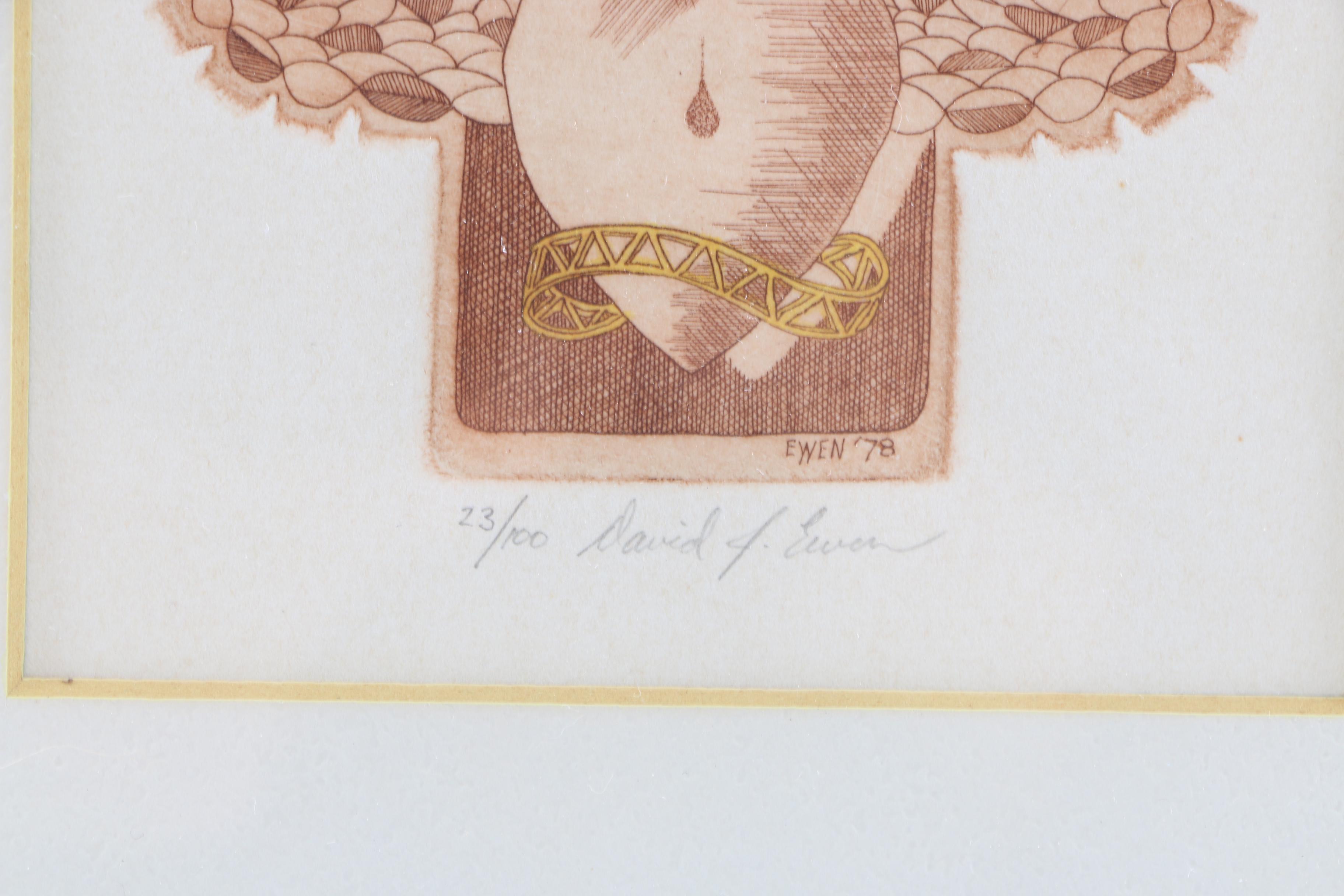 David J. Ewen Limited Edition Etching