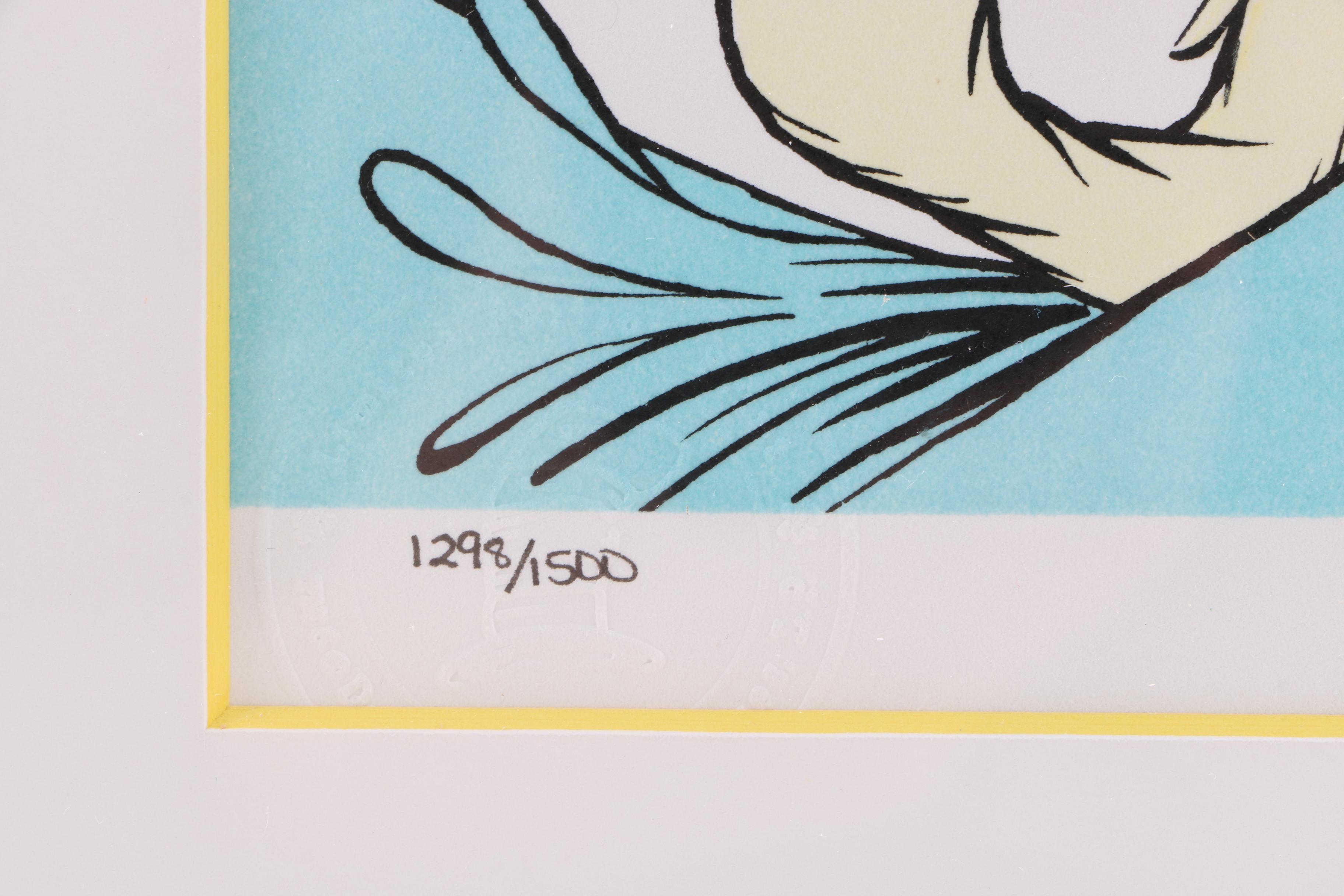 Limited Edition Dr. Seuss Lithograph "Say! I Like Green Eggs and Ham!"