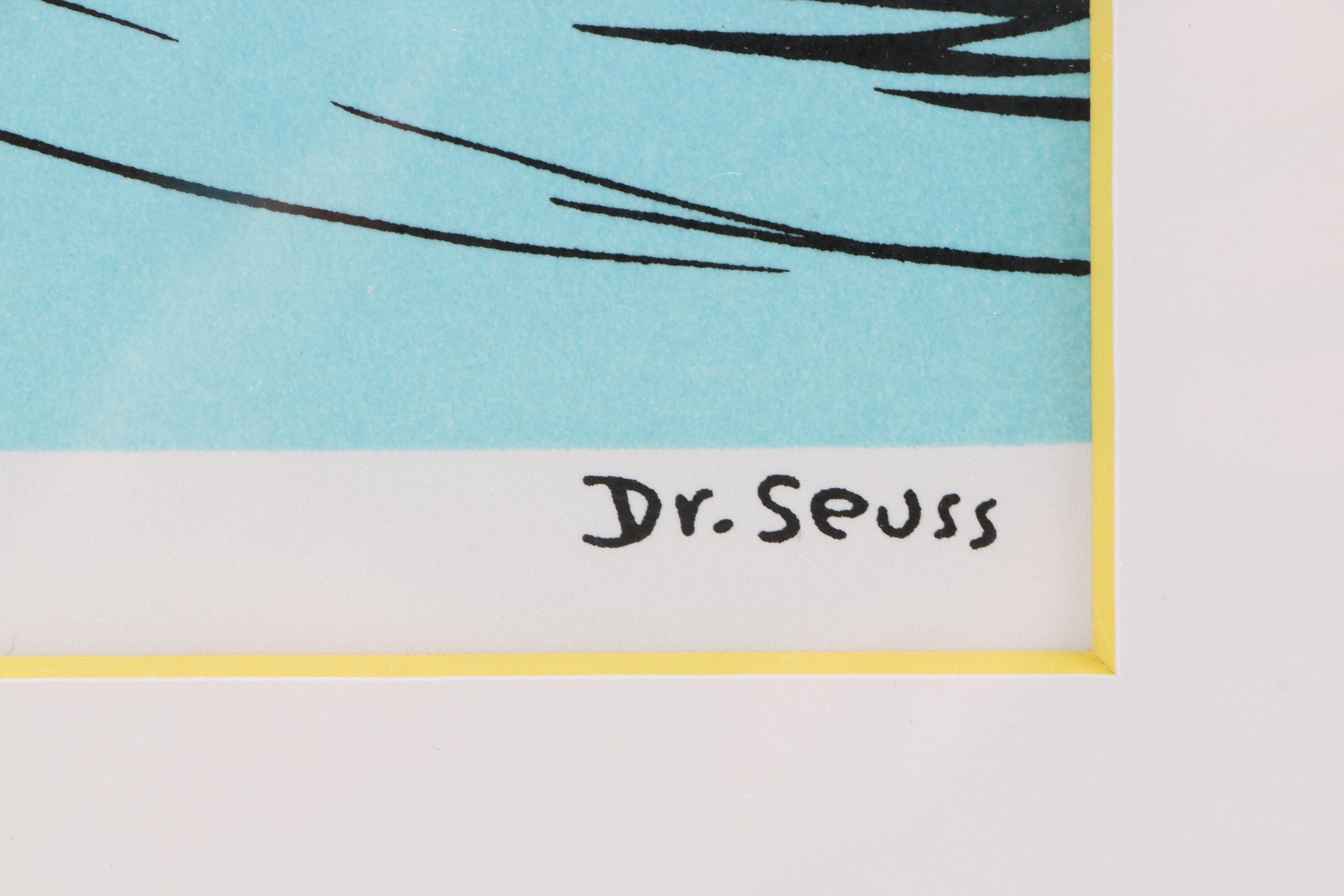 Limited Edition Dr. Seuss Lithograph "Say! I Like Green Eggs and Ham!"