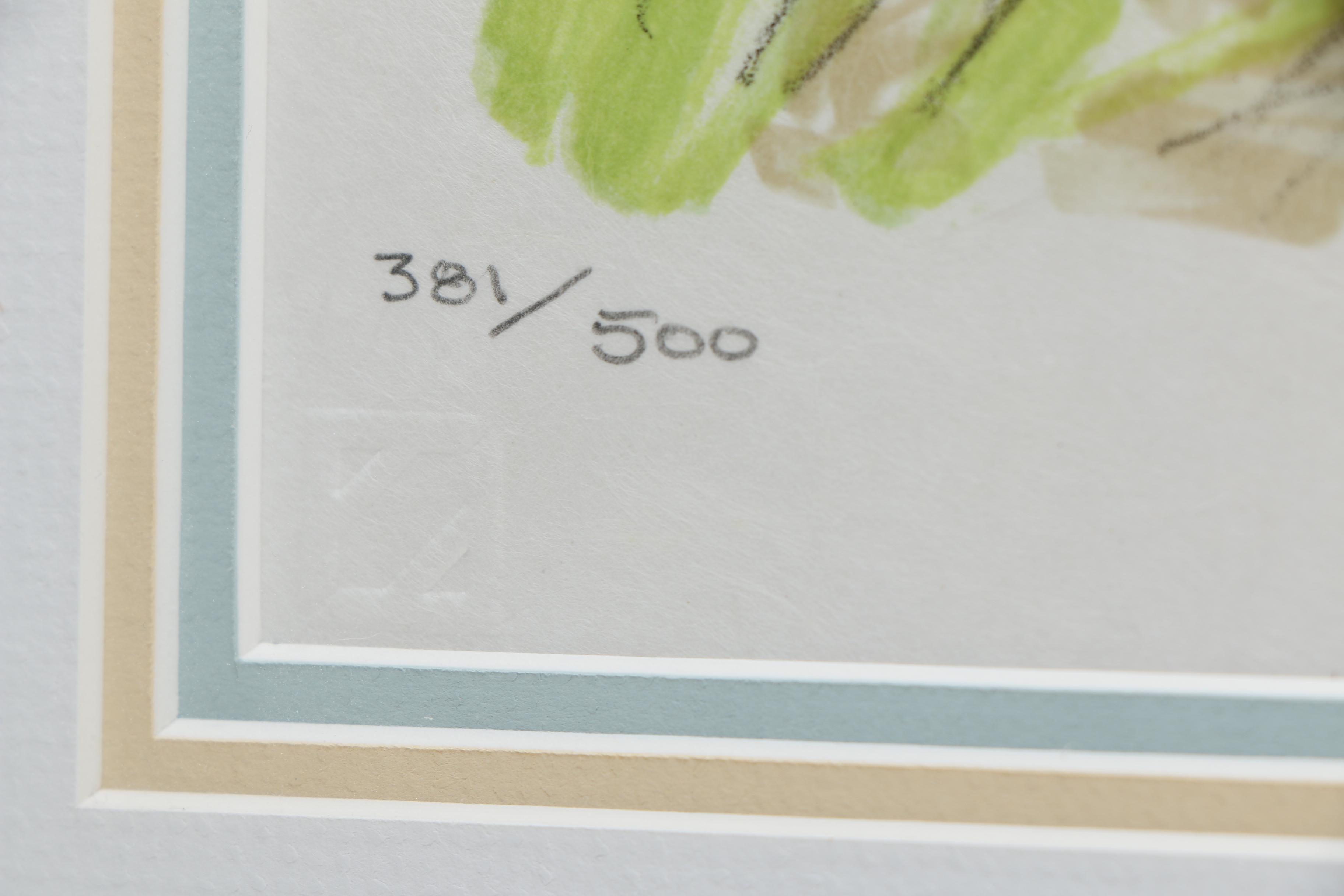 After Ollie Johnston Limited Edition Hand-Colored Lithograph of "Sleepy Bambi"