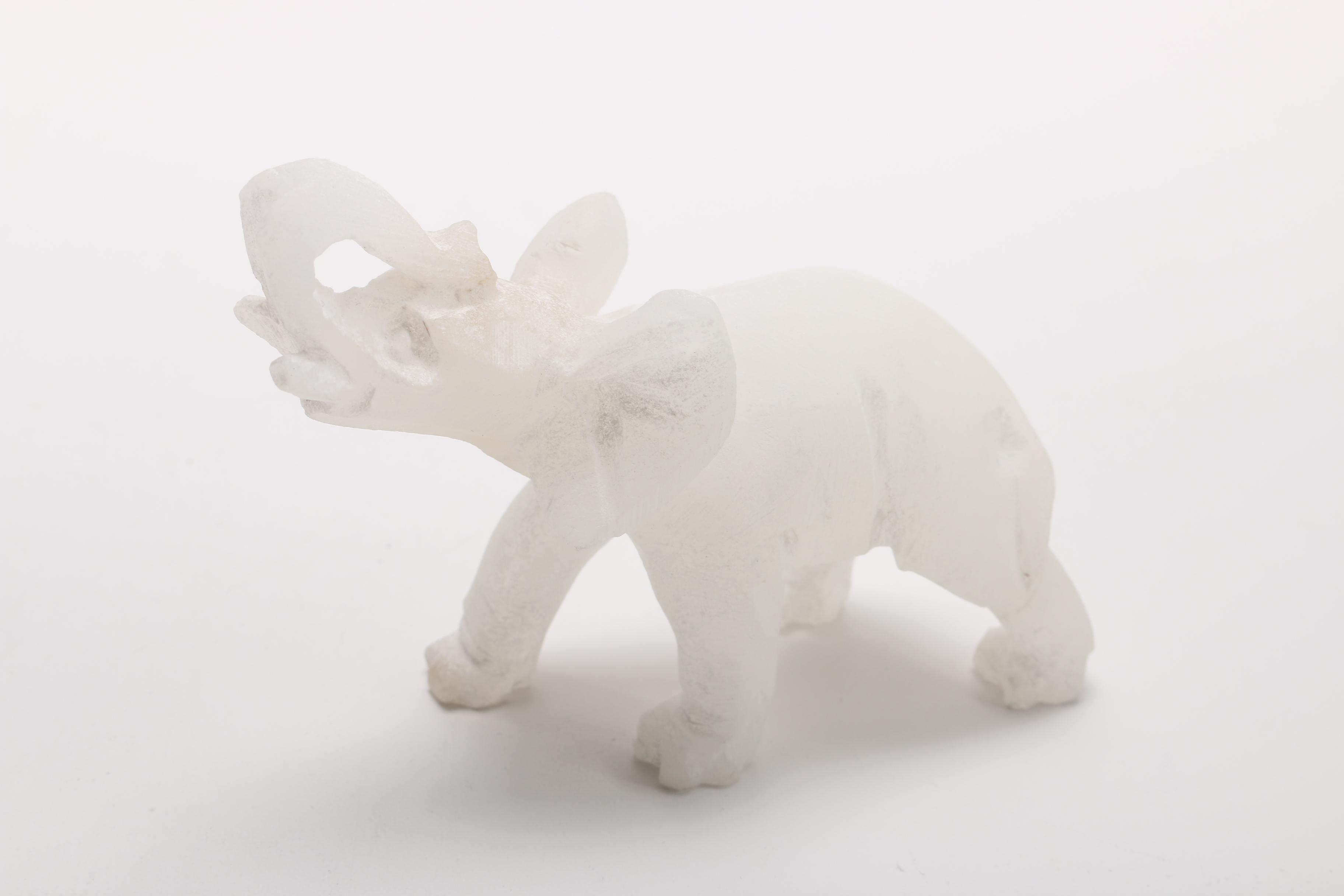 Elephant Figurines Including Trinket Box