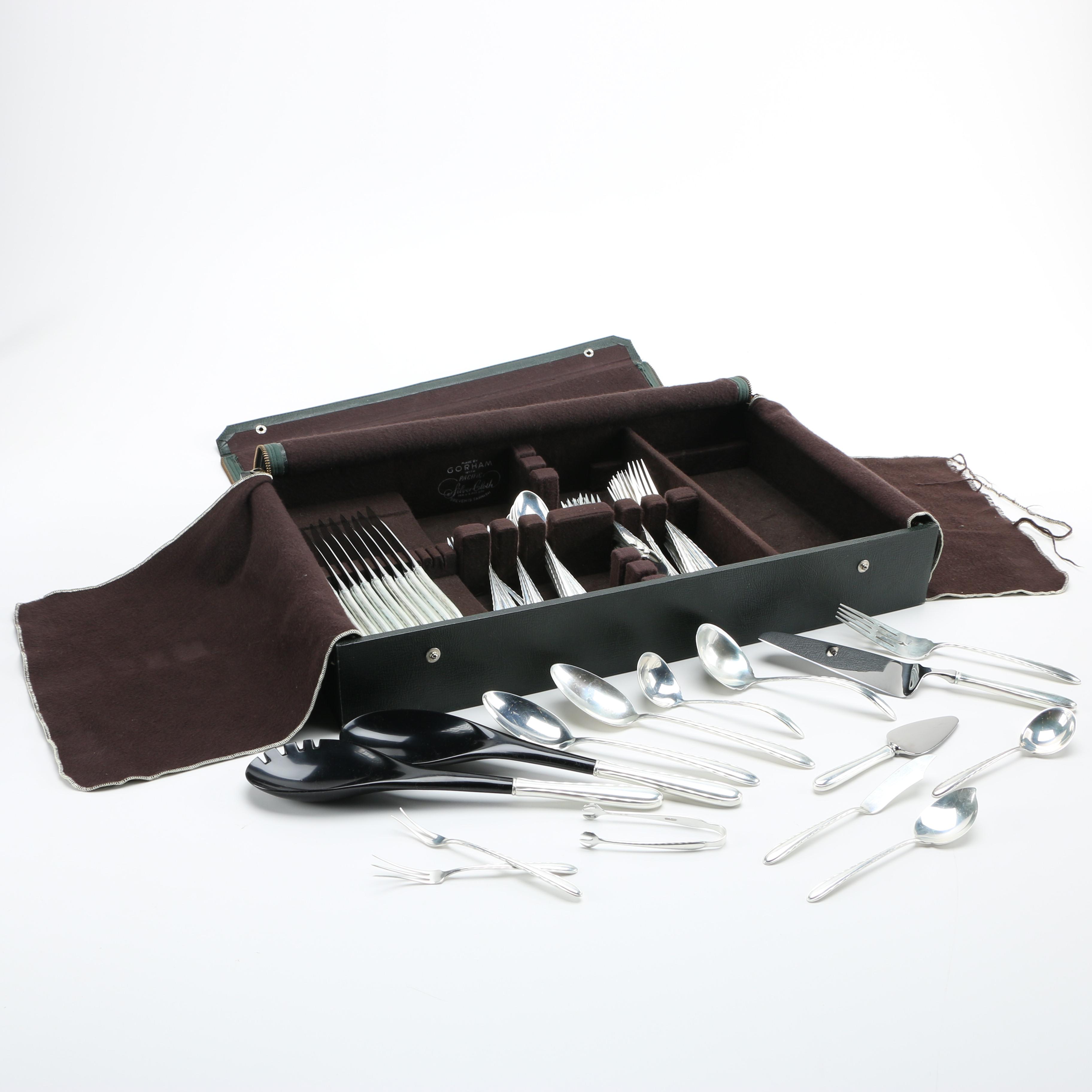 Towle "Silver Flutes" Sterling Flatware in Chest