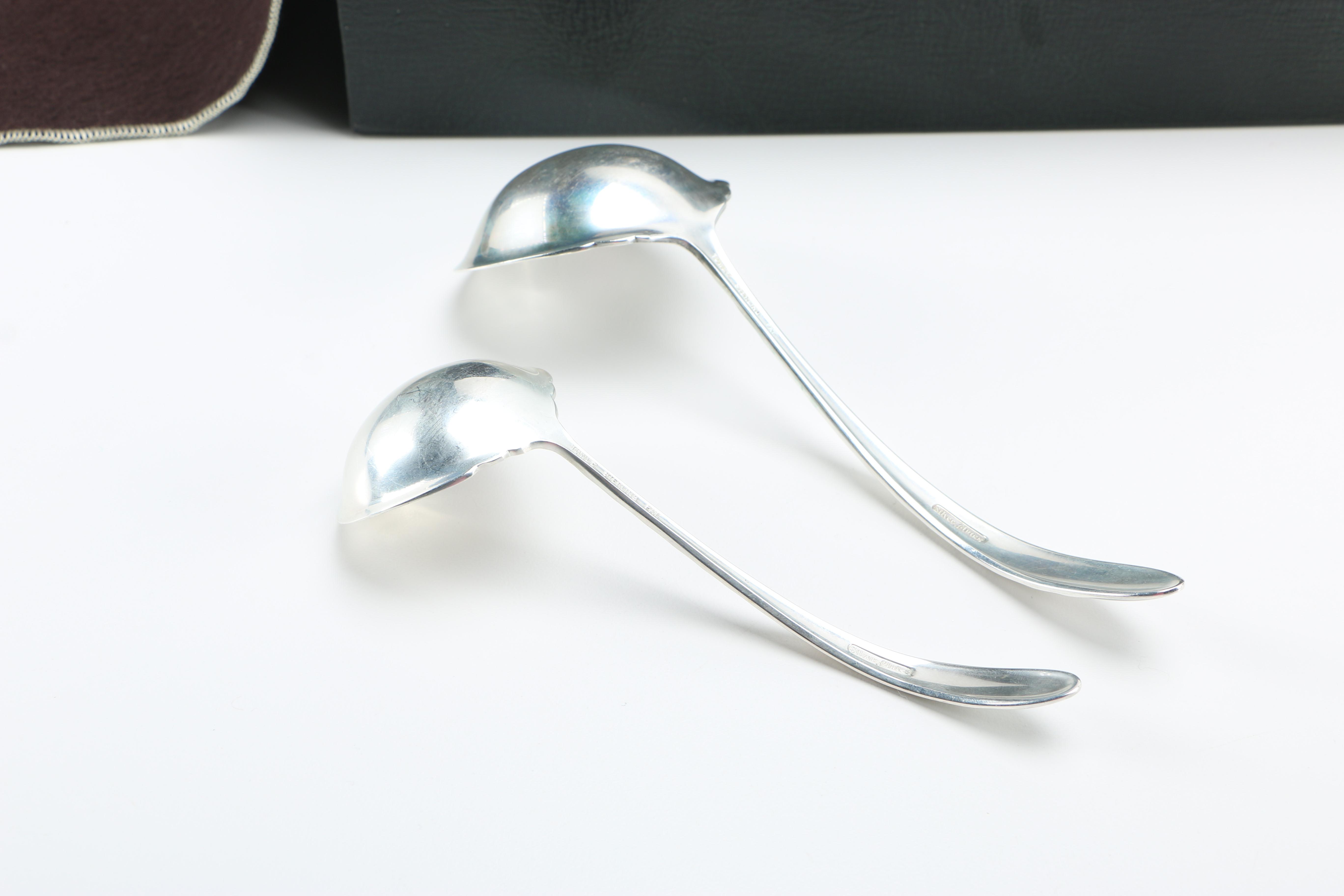 Towle "Silver Flutes" Sterling Flatware in Chest