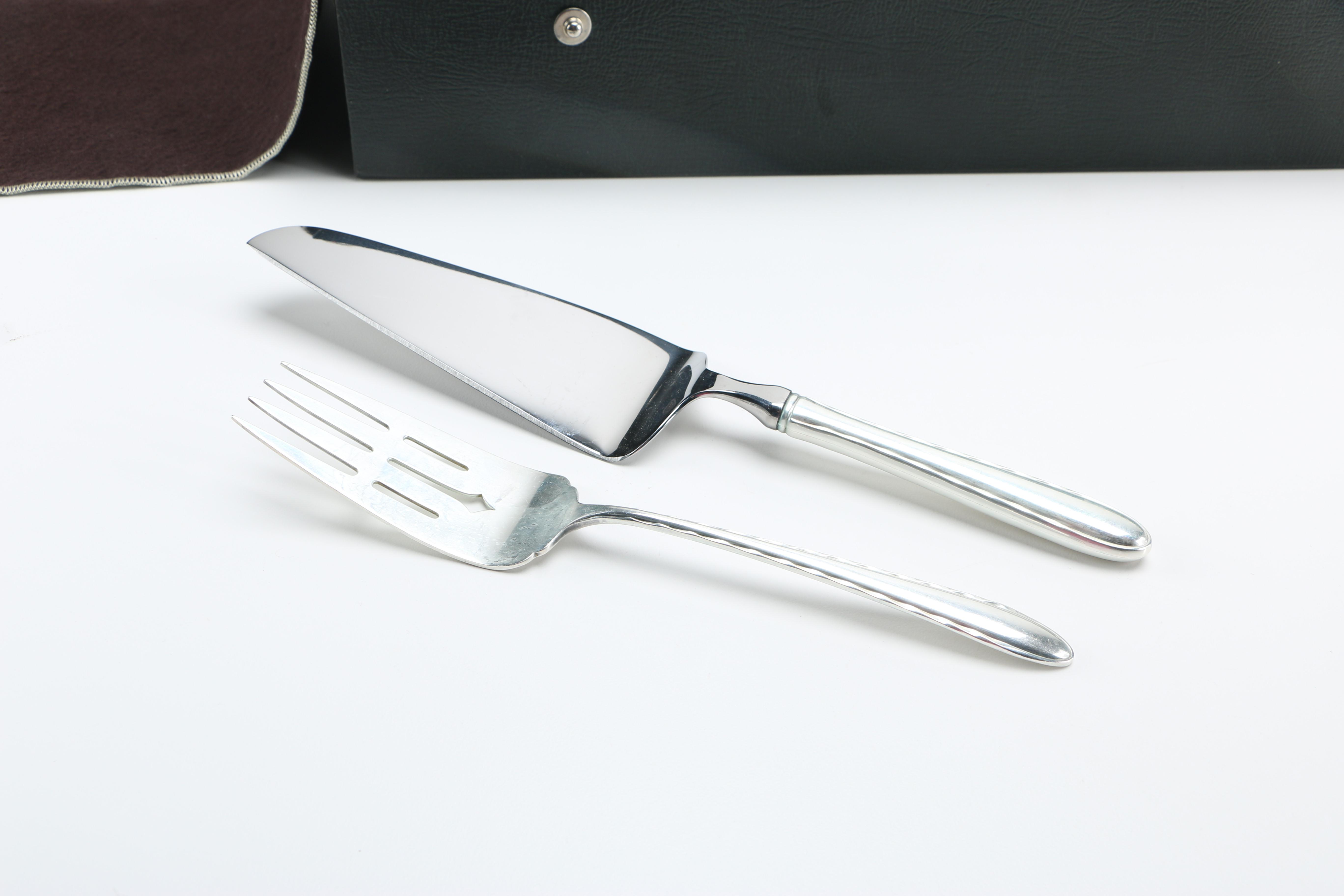 Towle "Silver Flutes" Sterling Flatware in Chest