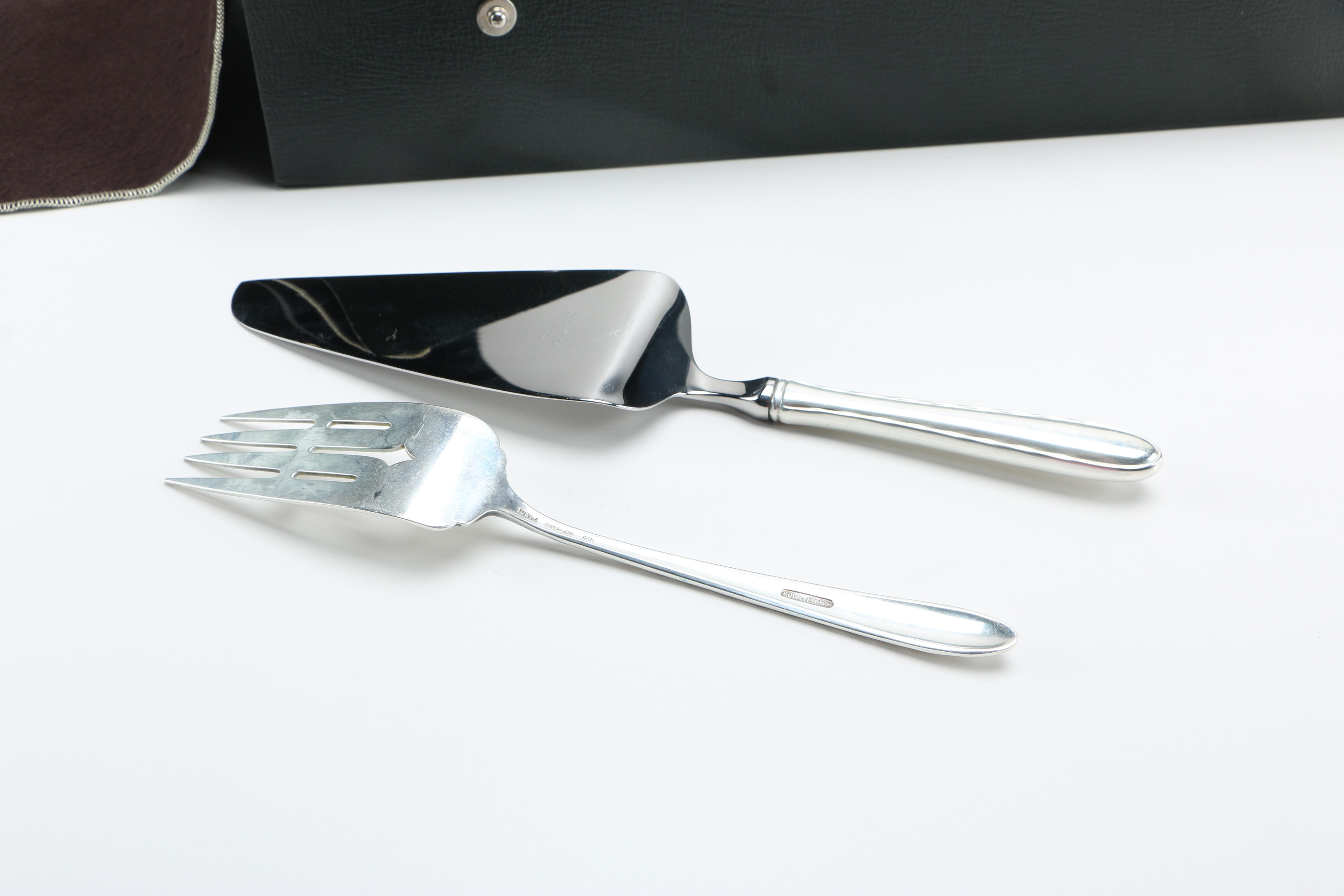 Towle "Silver Flutes" Sterling Flatware in Chest