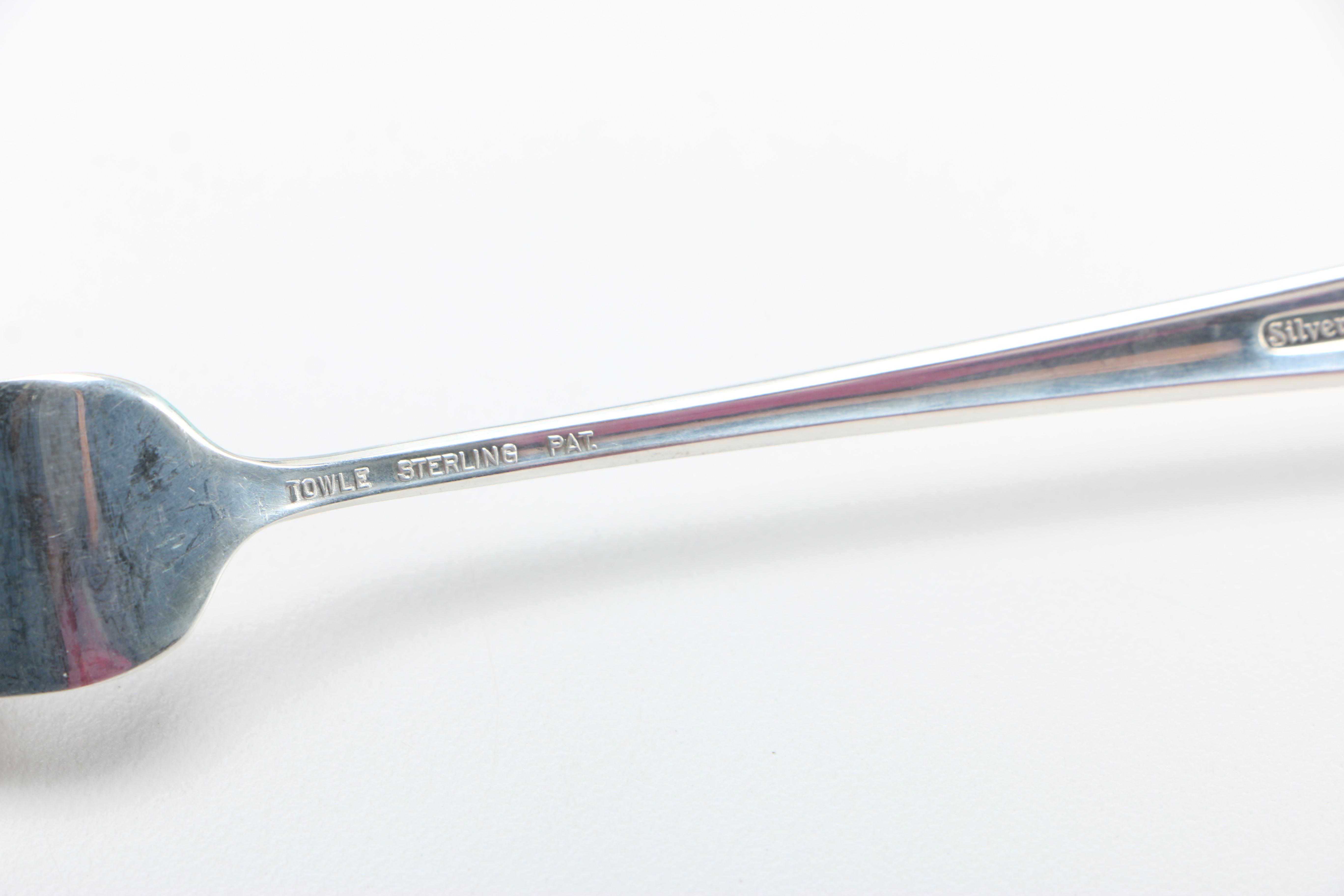 Towle "Silver Flutes" Sterling Flatware in Chest