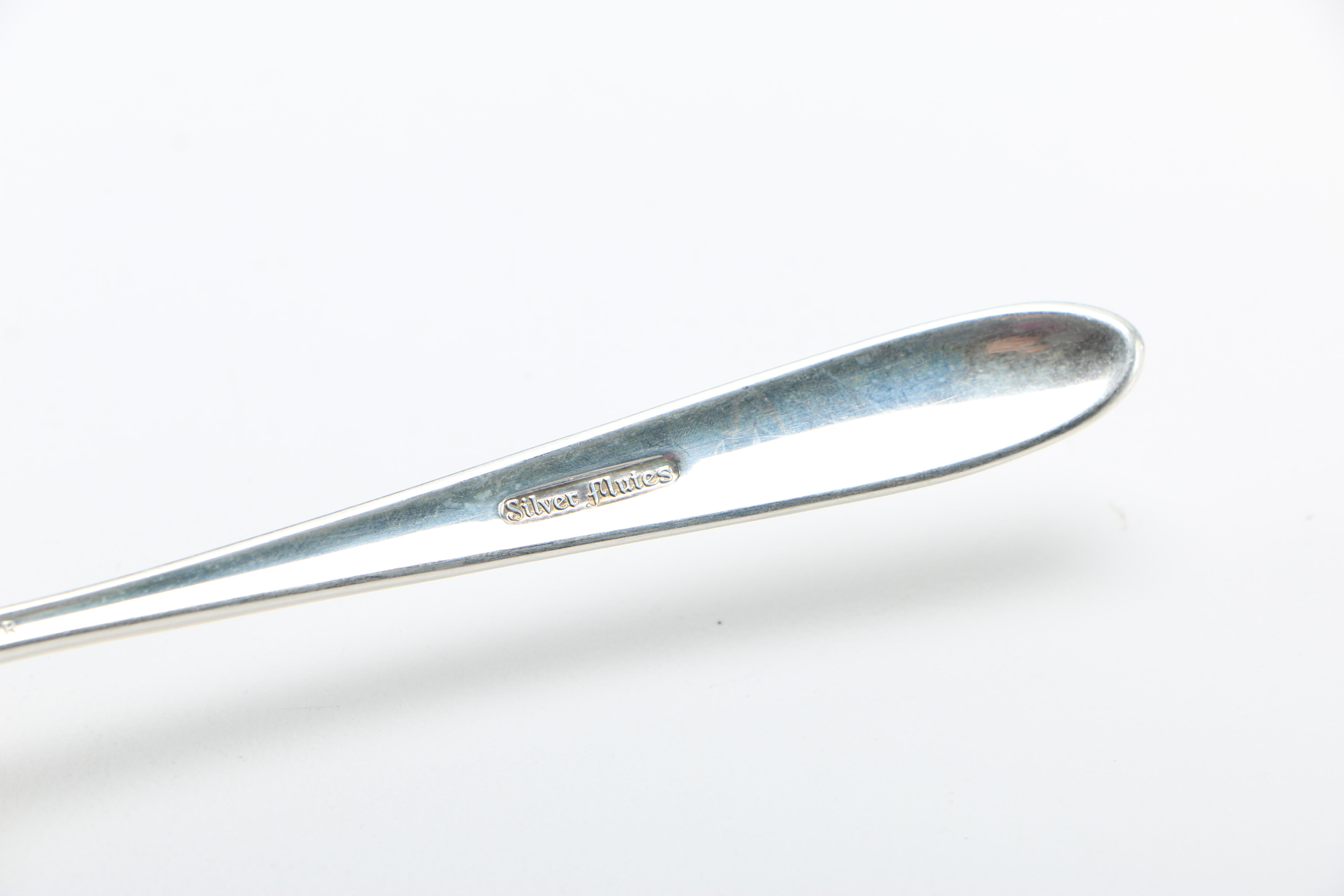 Towle "Silver Flutes" Sterling Flatware in Chest