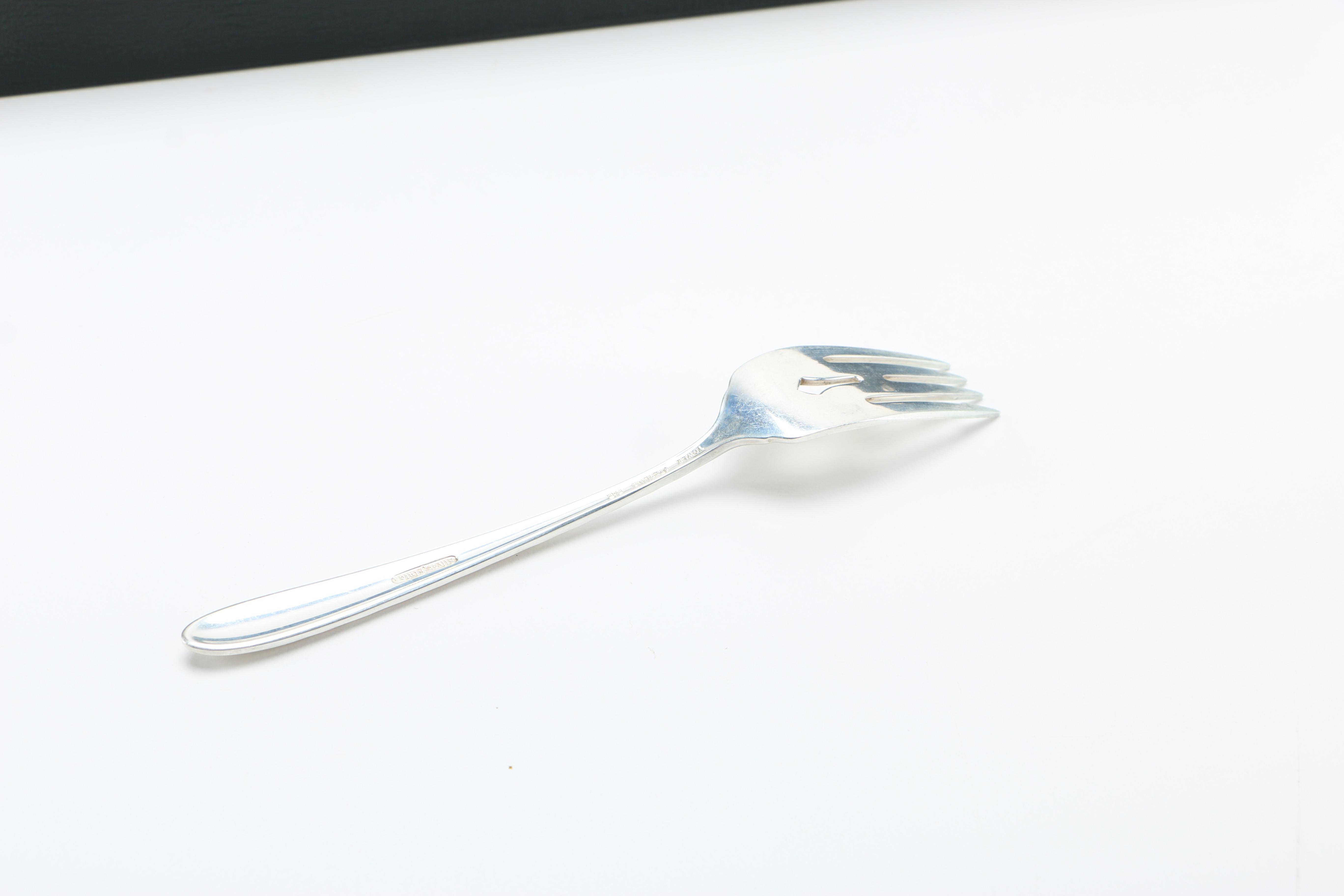 Towle "Silver Flutes" Sterling Flatware in Chest