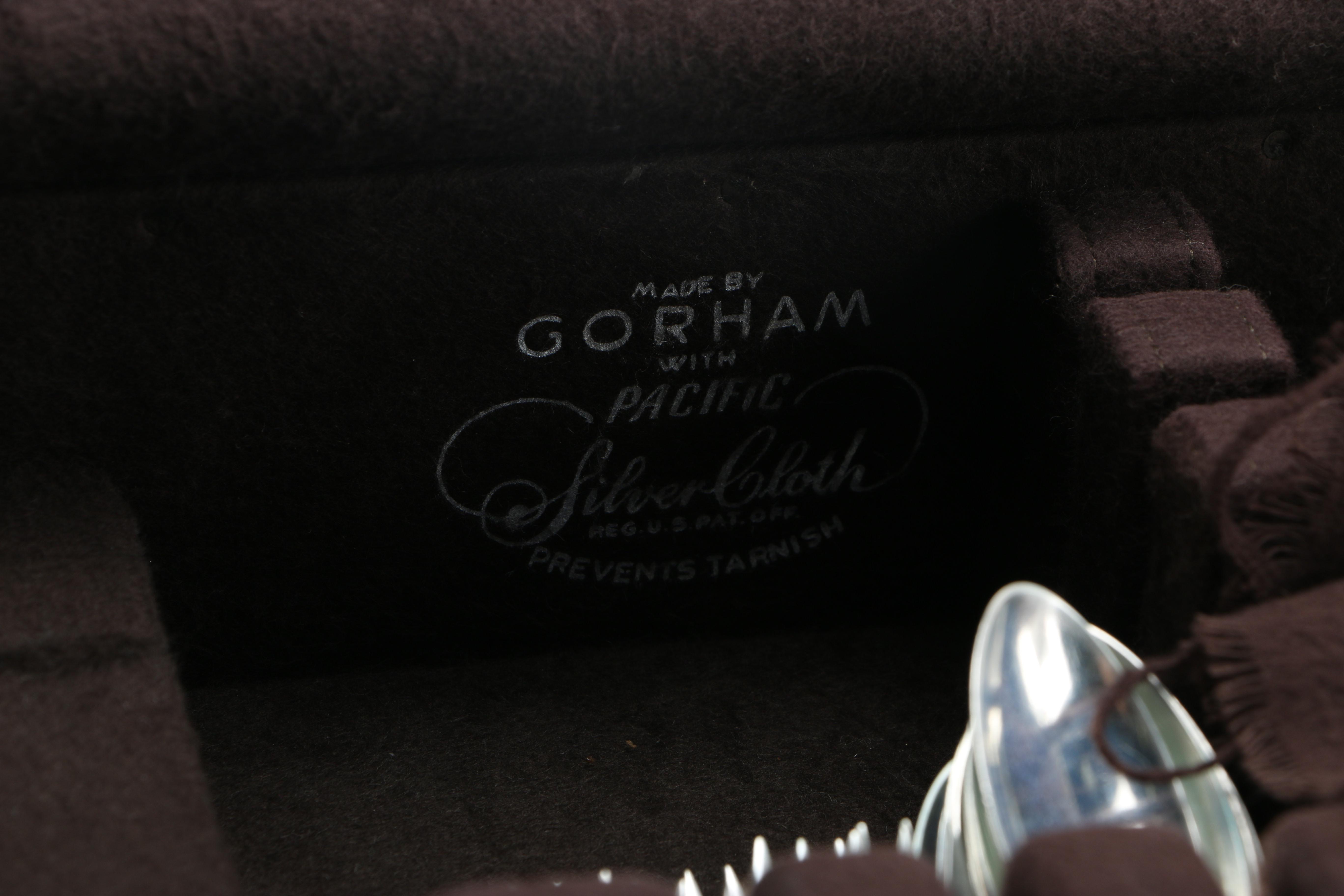 Towle "Silver Flutes" Sterling Flatware in Chest