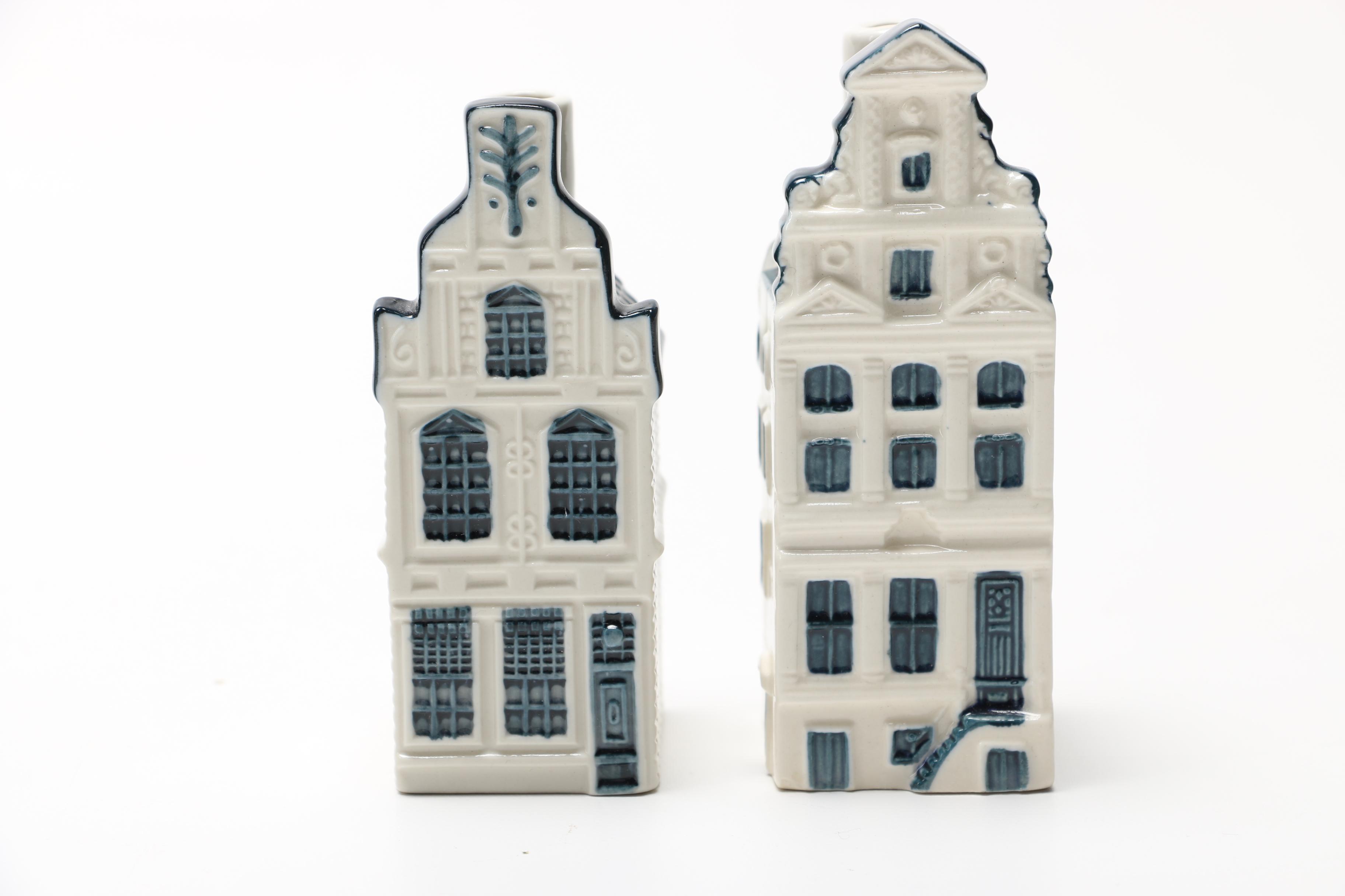 Miniature Dutch Houses Featuring KLM Delft Blue Houses