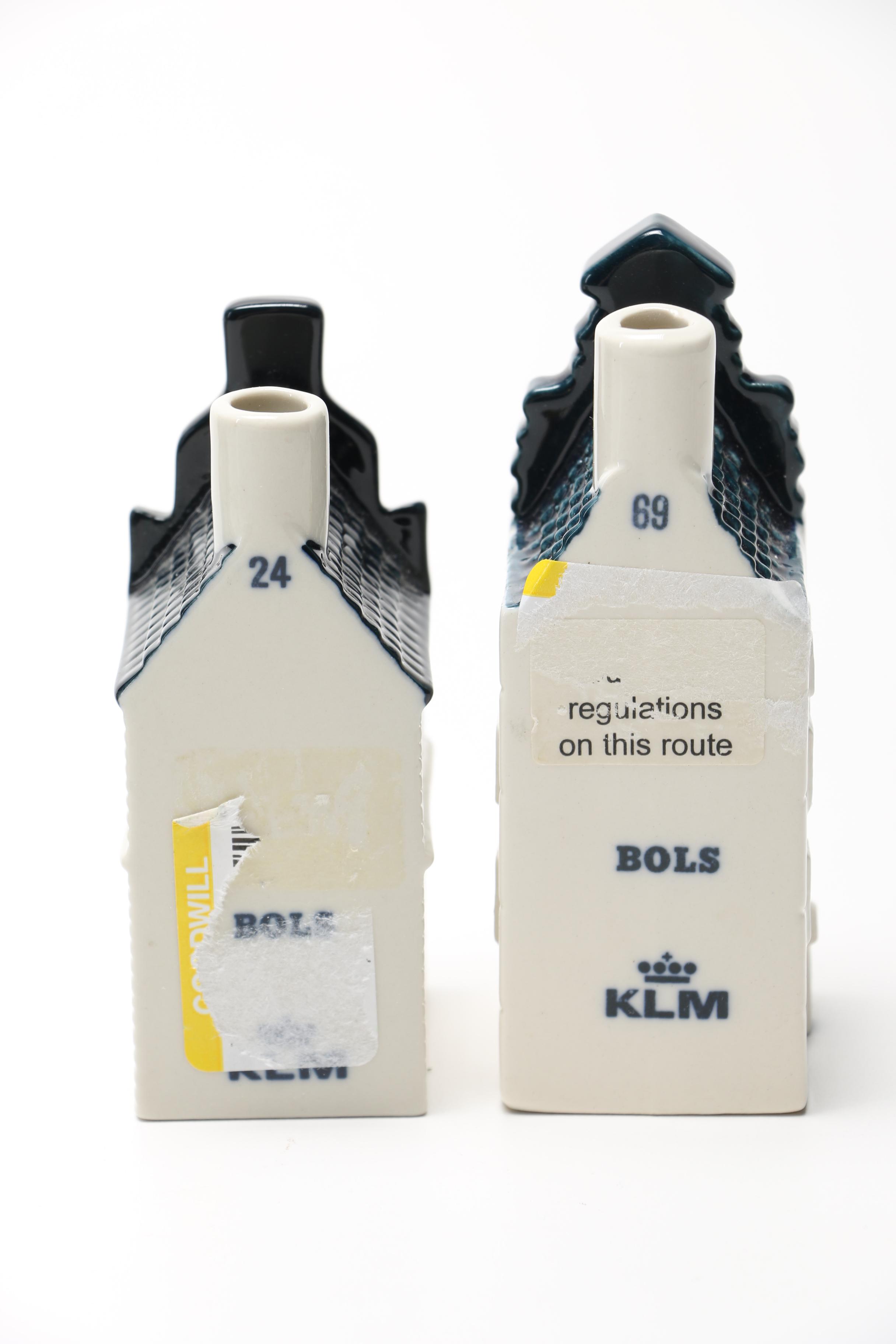 Miniature Dutch Houses Featuring KLM Delft Blue Houses