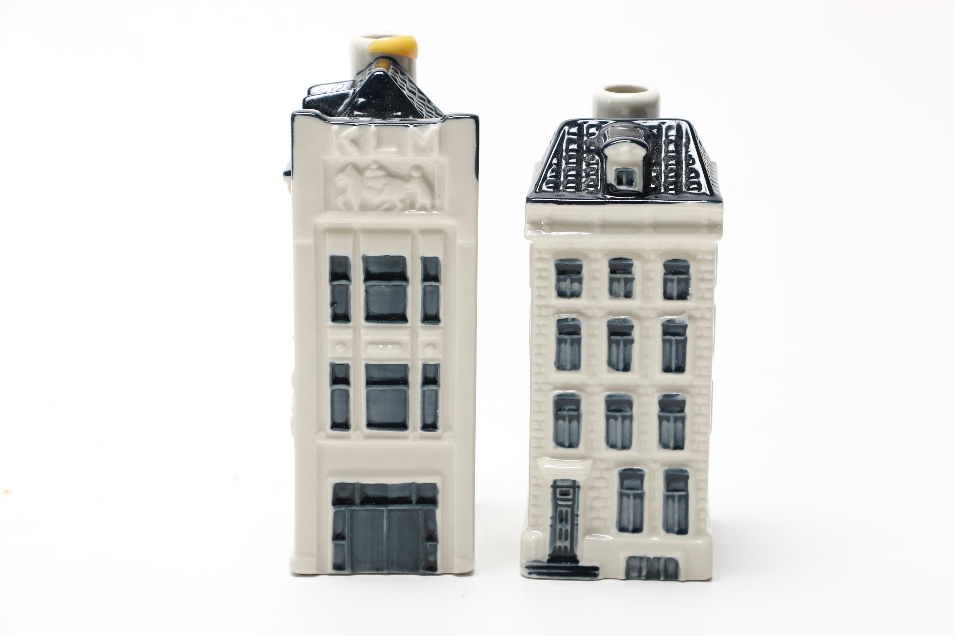 Miniature Dutch Houses Featuring KLM Delft Blue Houses