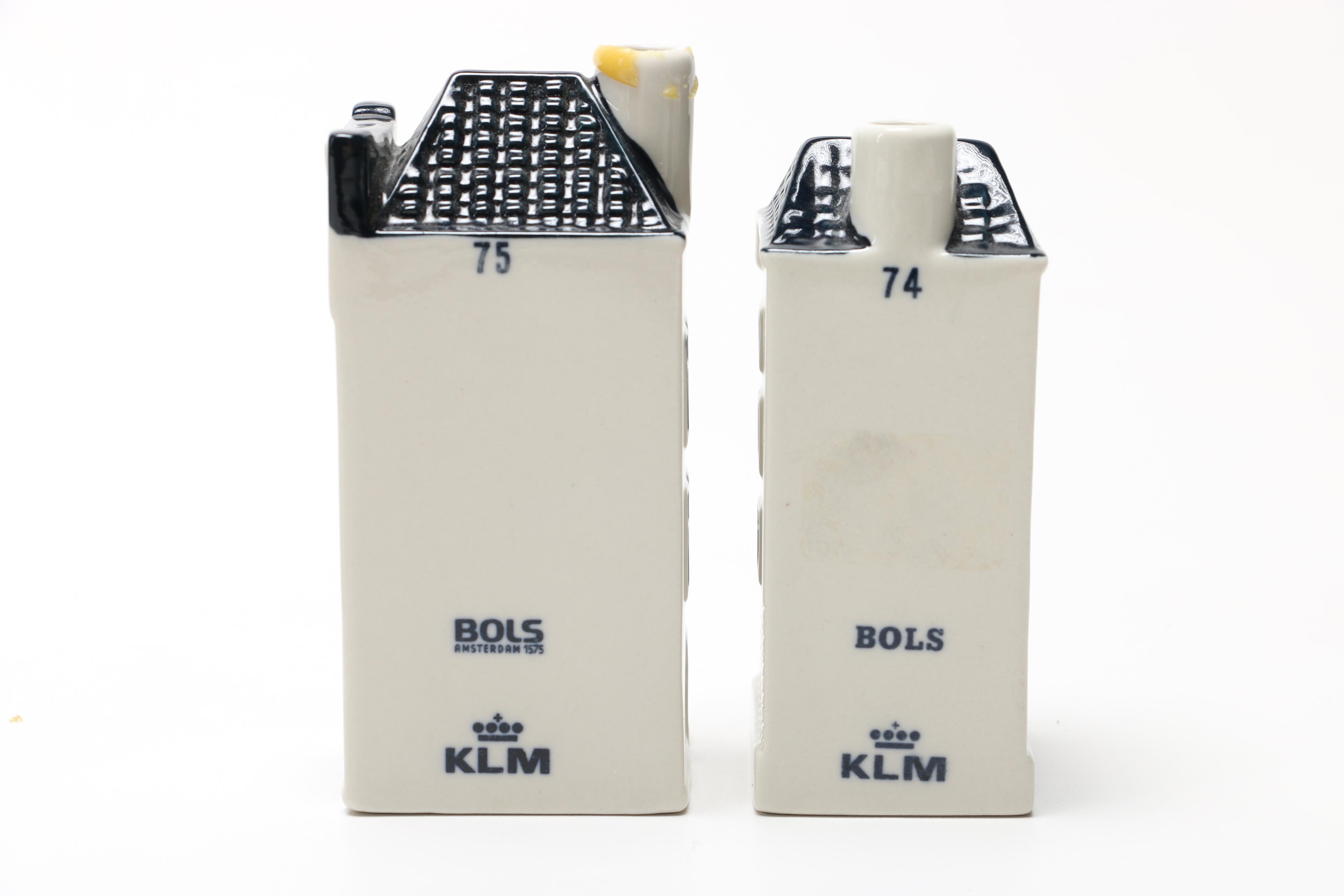 Miniature Dutch Houses Featuring KLM Delft Blue Houses