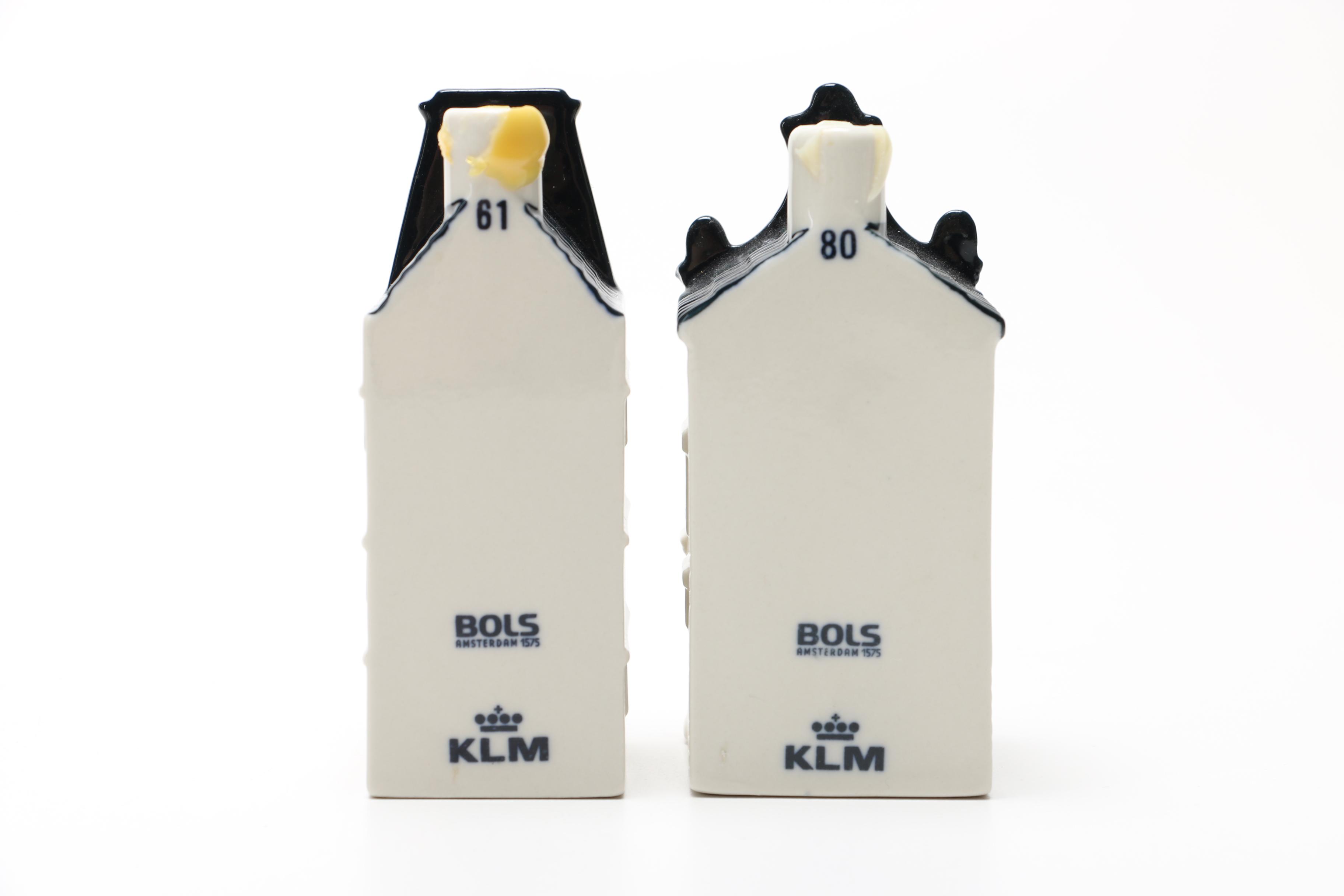 Miniature Dutch Houses Featuring KLM Delft Blue Houses