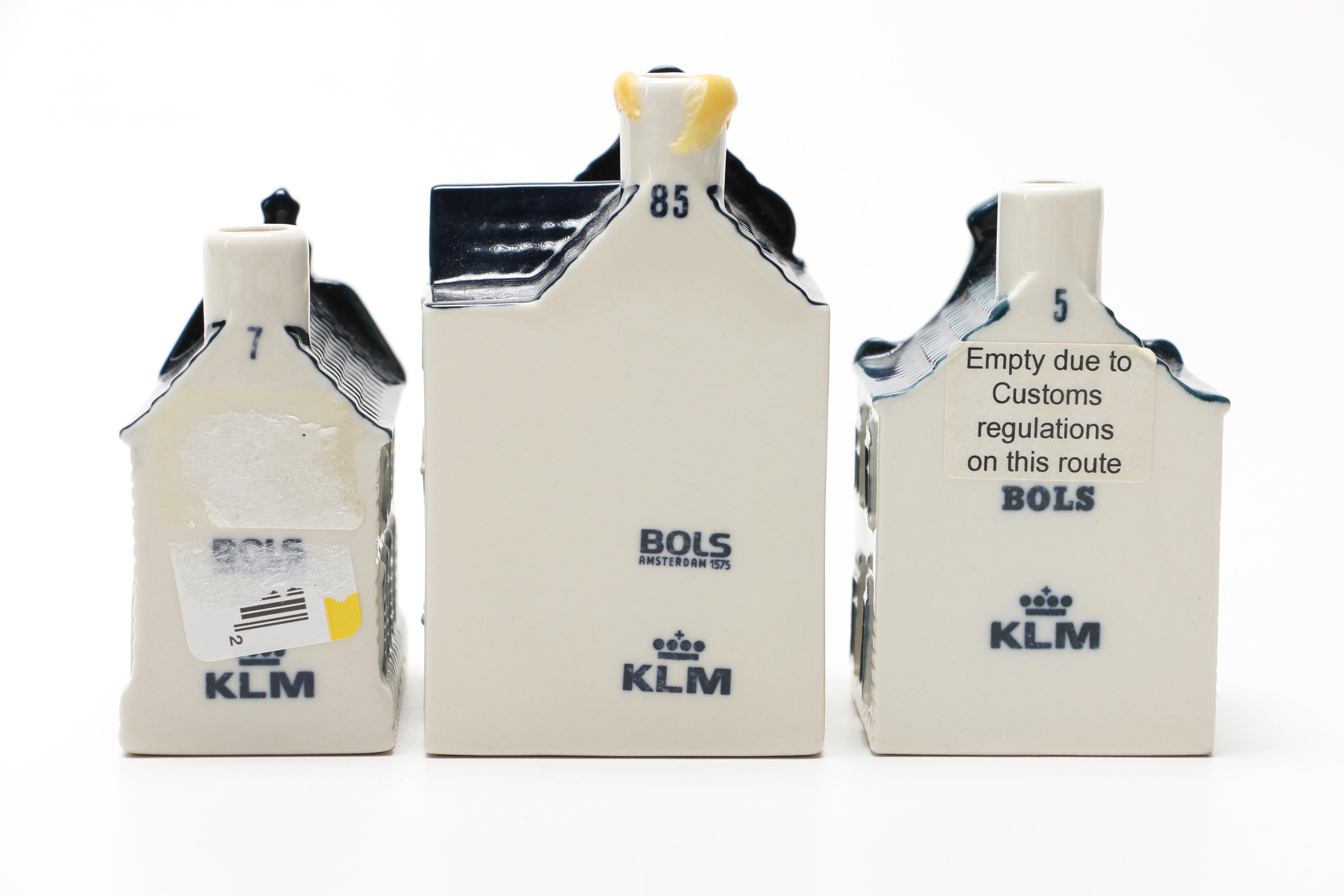 Miniature Dutch Houses Featuring KLM Delft Blue Houses