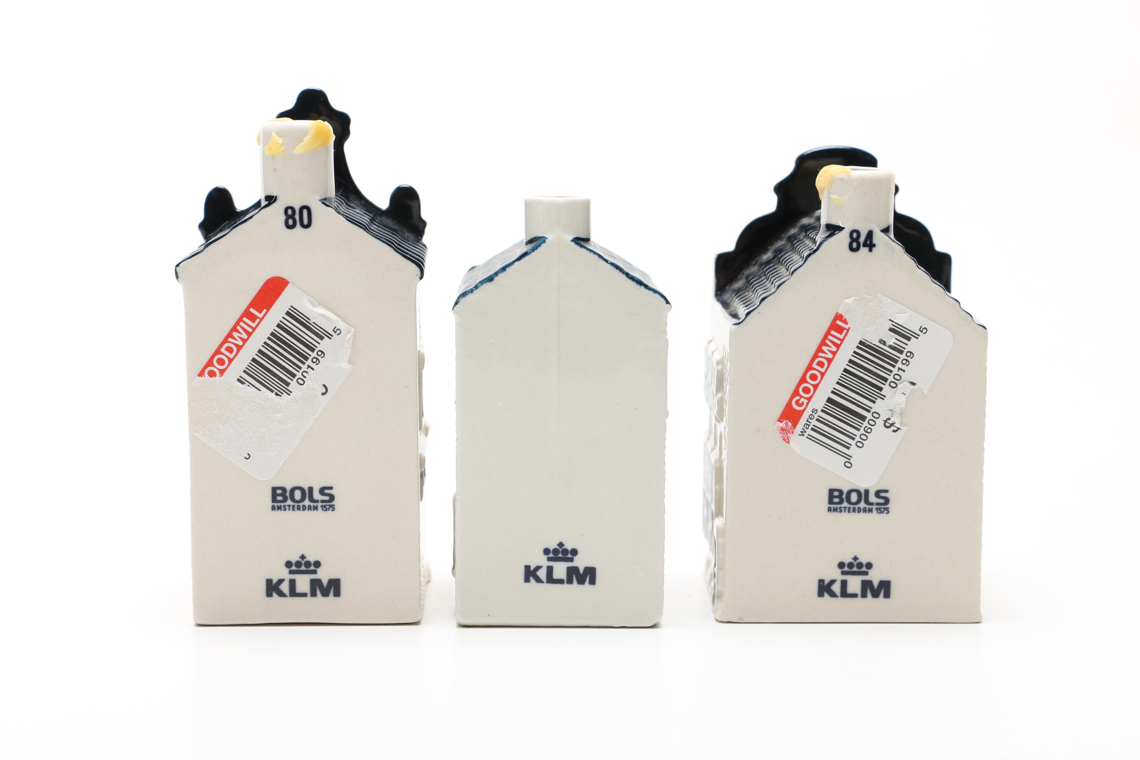 Miniature Dutch Houses Featuring KLM Delft Blue Houses