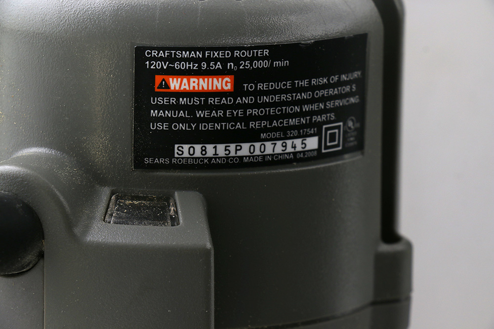 Craftsman Routing Table With Accessories