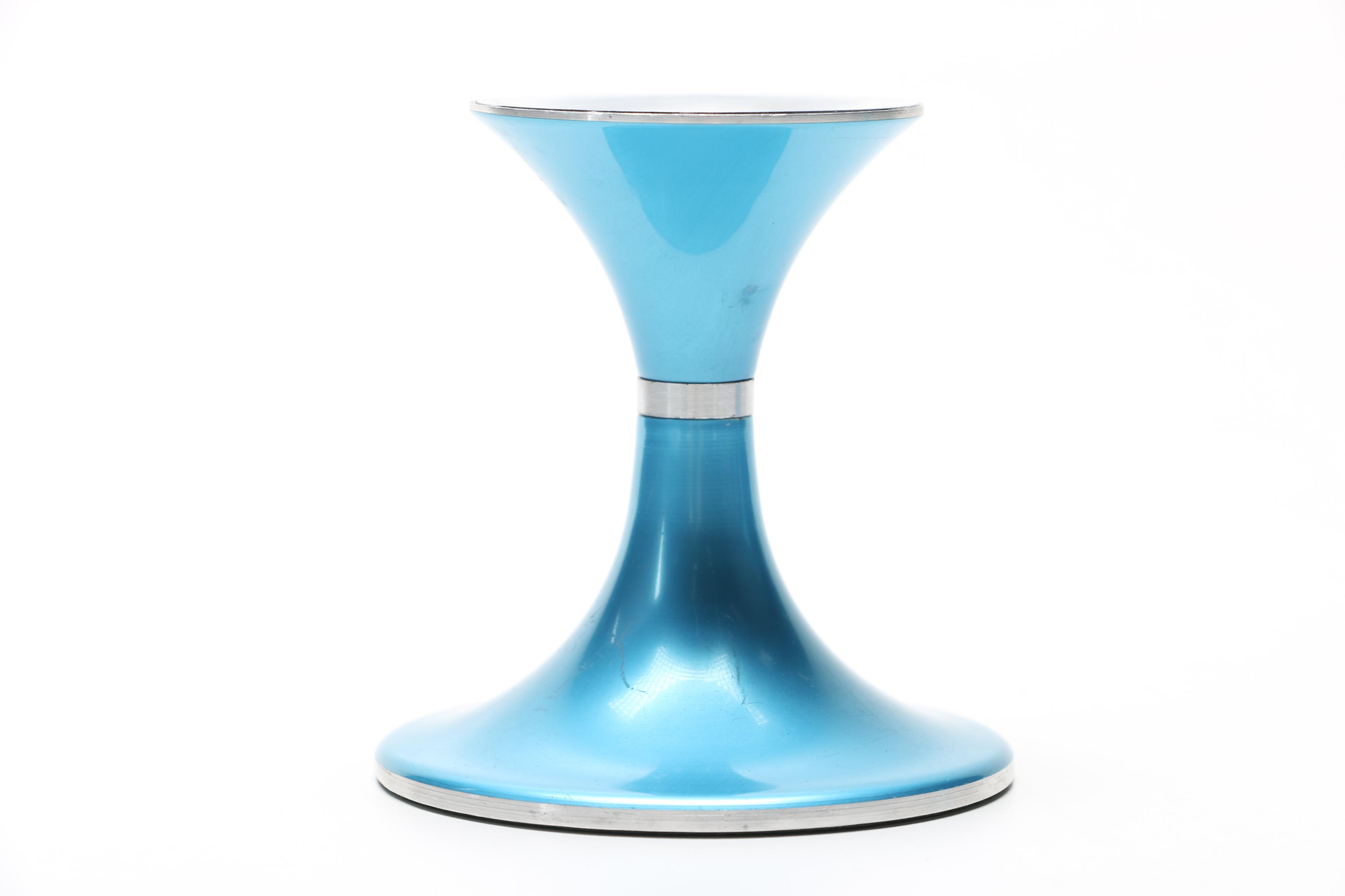 Circa 1960 Emalox Mid Century Candlesticks