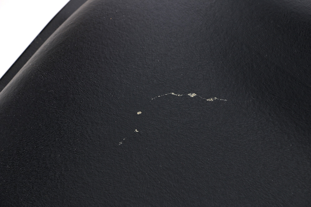 Black Vinyl Stack Chairs by FDL