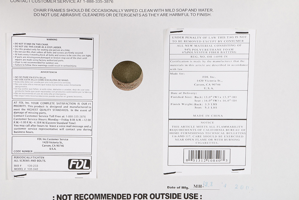 Black Vinyl Stack Chairs by FDL