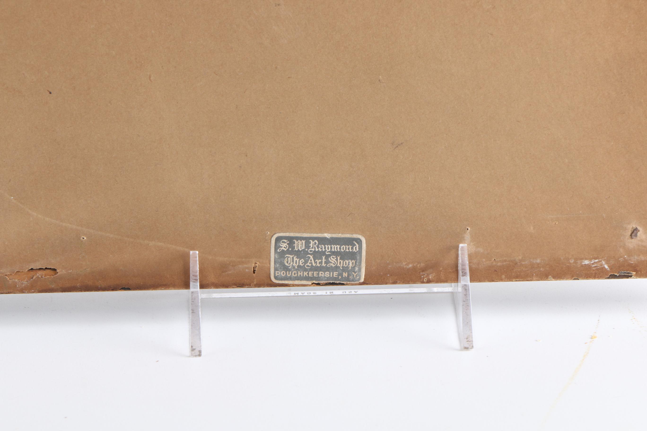 Timothy Cole Engraving After William Beechey "Brother and Sister"