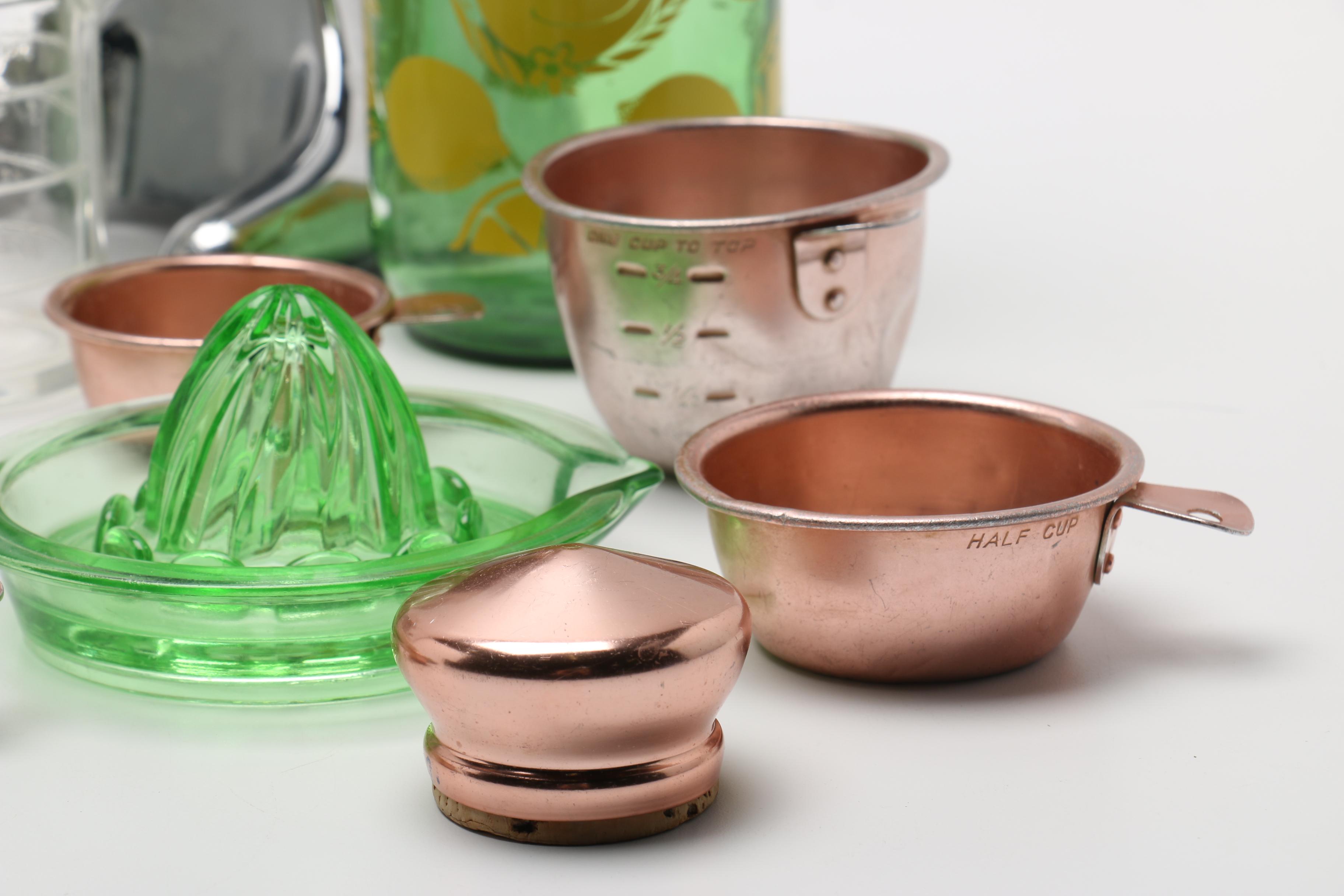 Vintage Hamilton Beach Milkshake Mixer and Kitchen Accessories