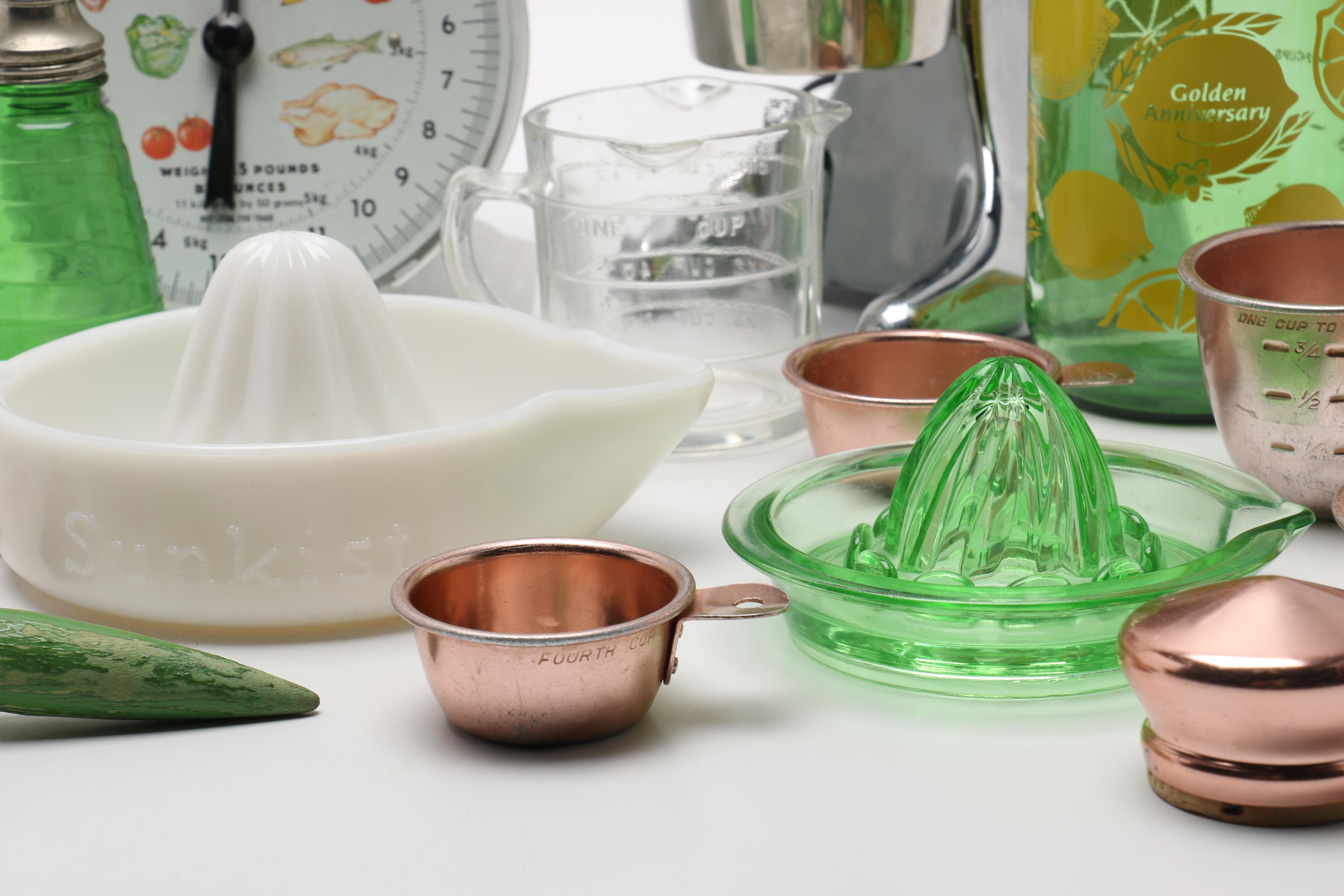 Vintage Hamilton Beach Milkshake Mixer and Kitchen Accessories