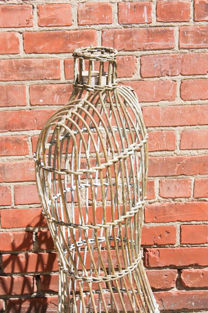 Antique Freestanding Wooden Dress Form