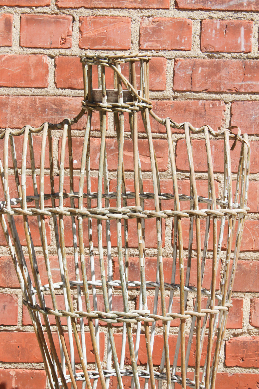 Antique Freestanding Wooden Dress Form