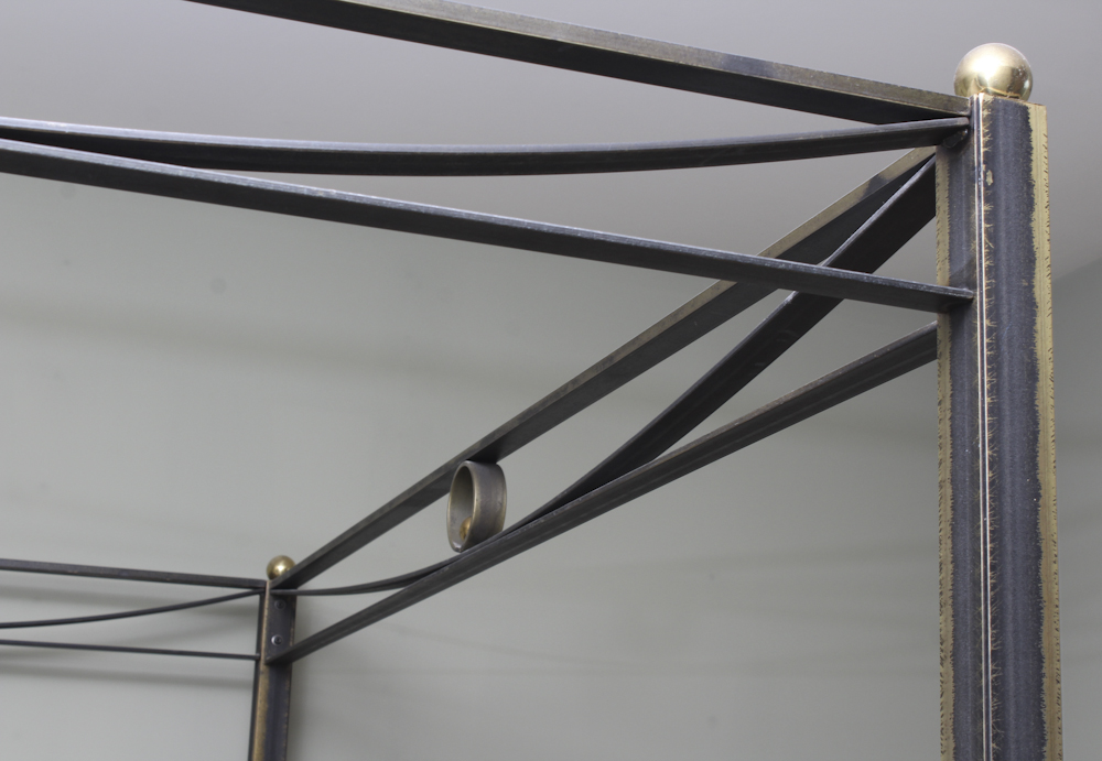 Contemporary Metal Canopy Bed