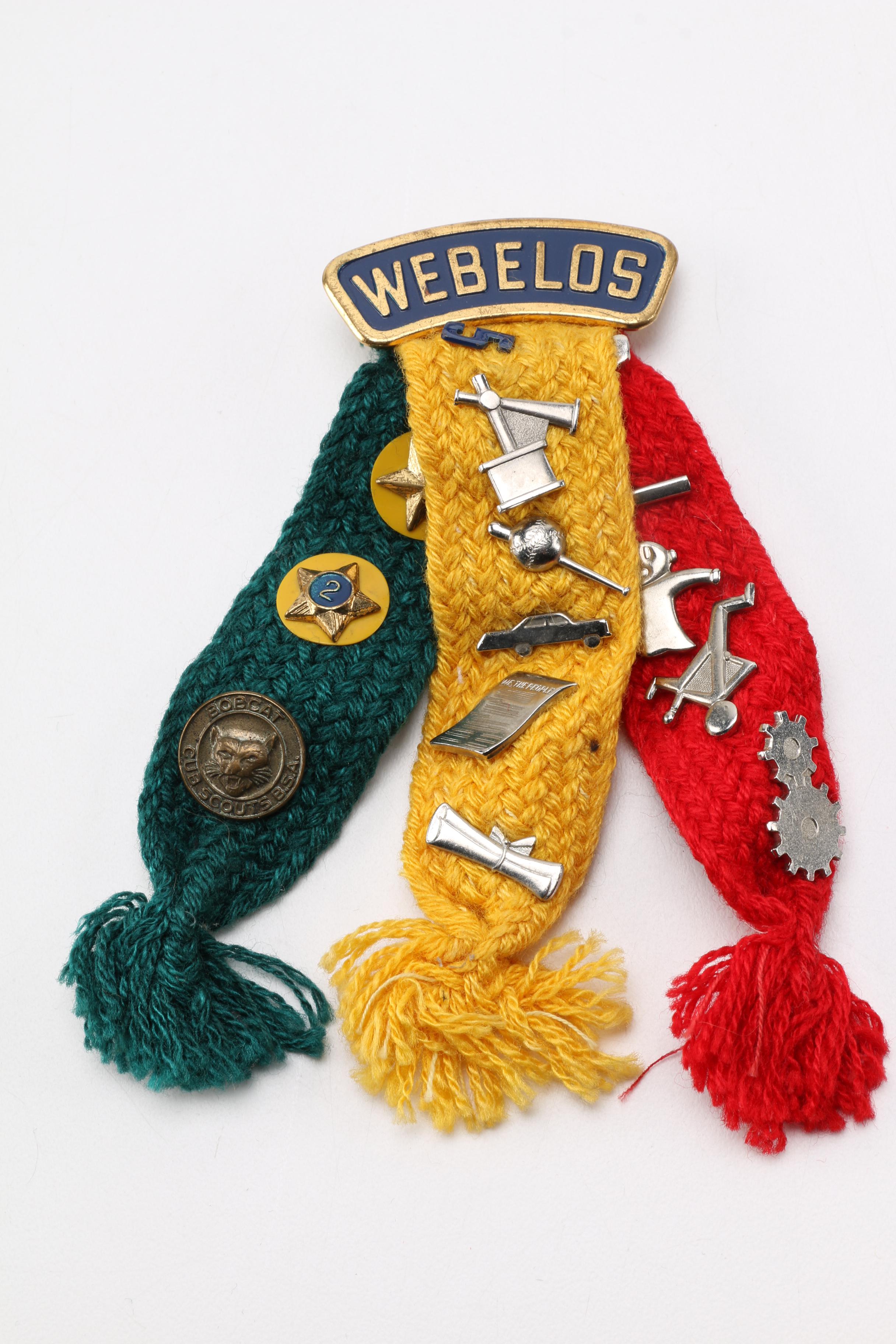 Webelos Boy Scout Pins