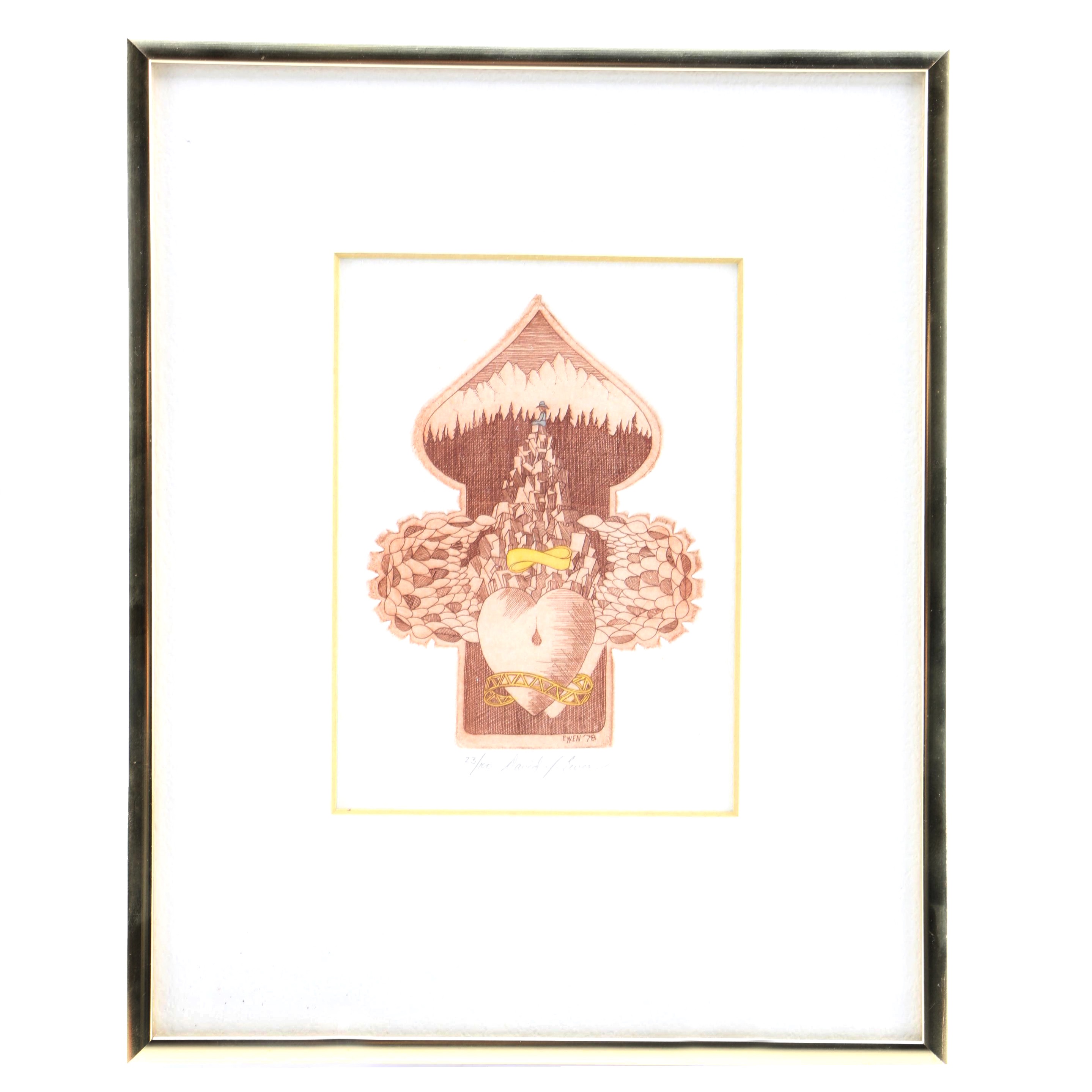 David J. Ewen Limited Edition Etching