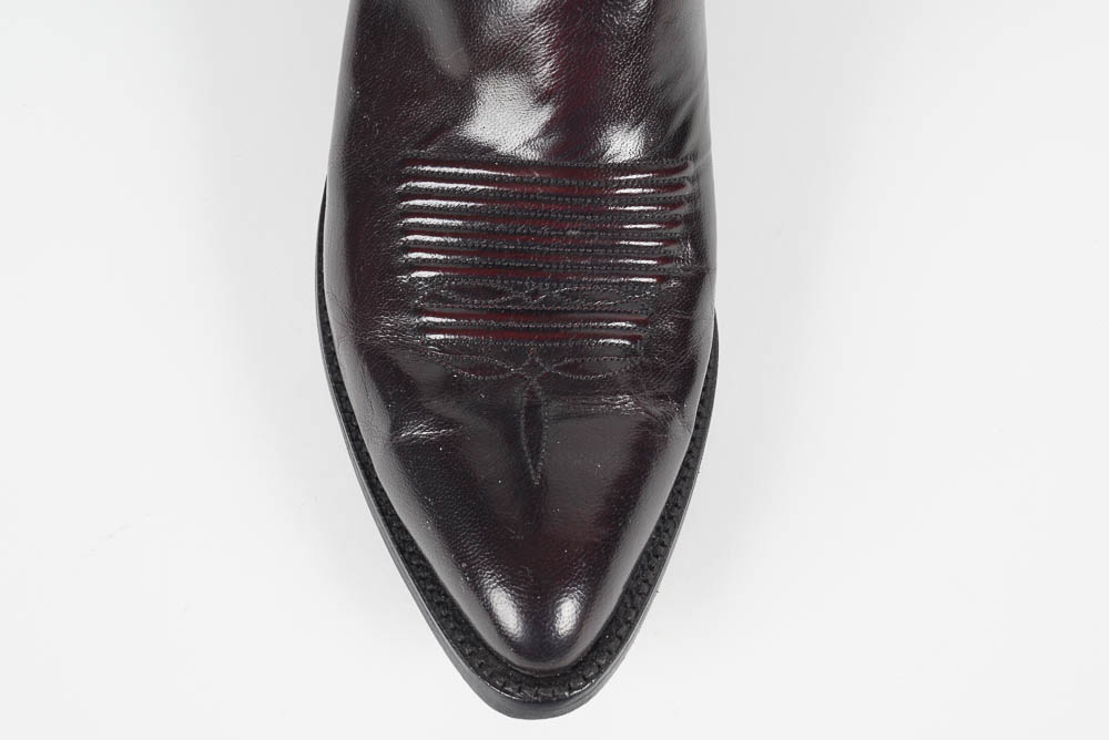 Pair of Men's Black Lucchese Cowboy Boots