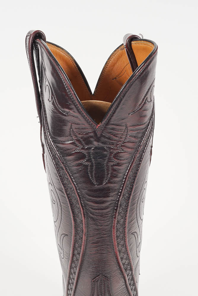 Pair of Men's Black Lucchese Cowboy Boots