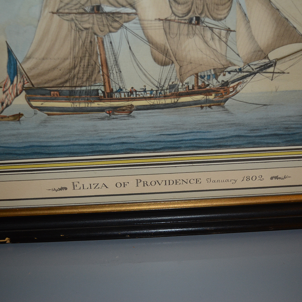 Framed Lithograph "Eliza of Providence"