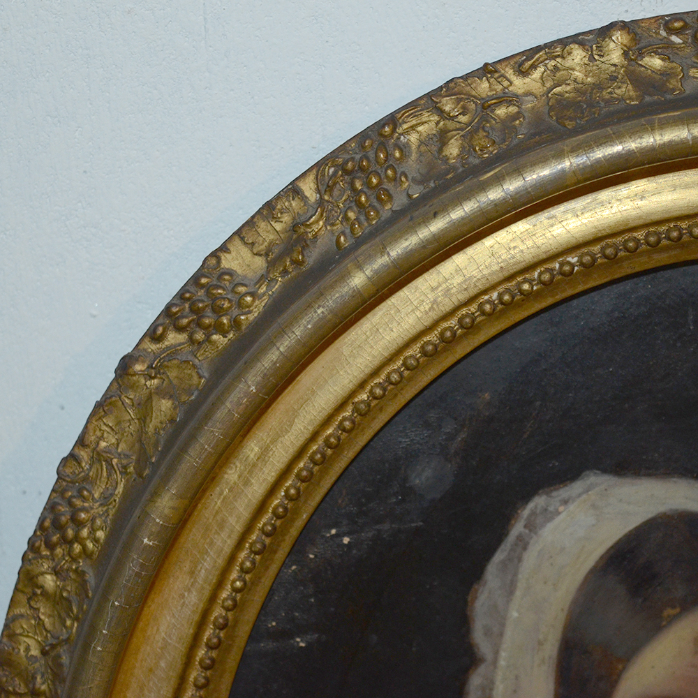 Framed Oil Portrait Painting "Rebecca Warner"