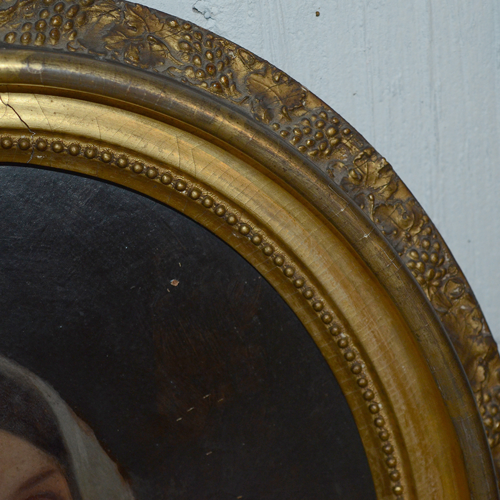 Framed Oil Portrait Painting "Rebecca Warner"