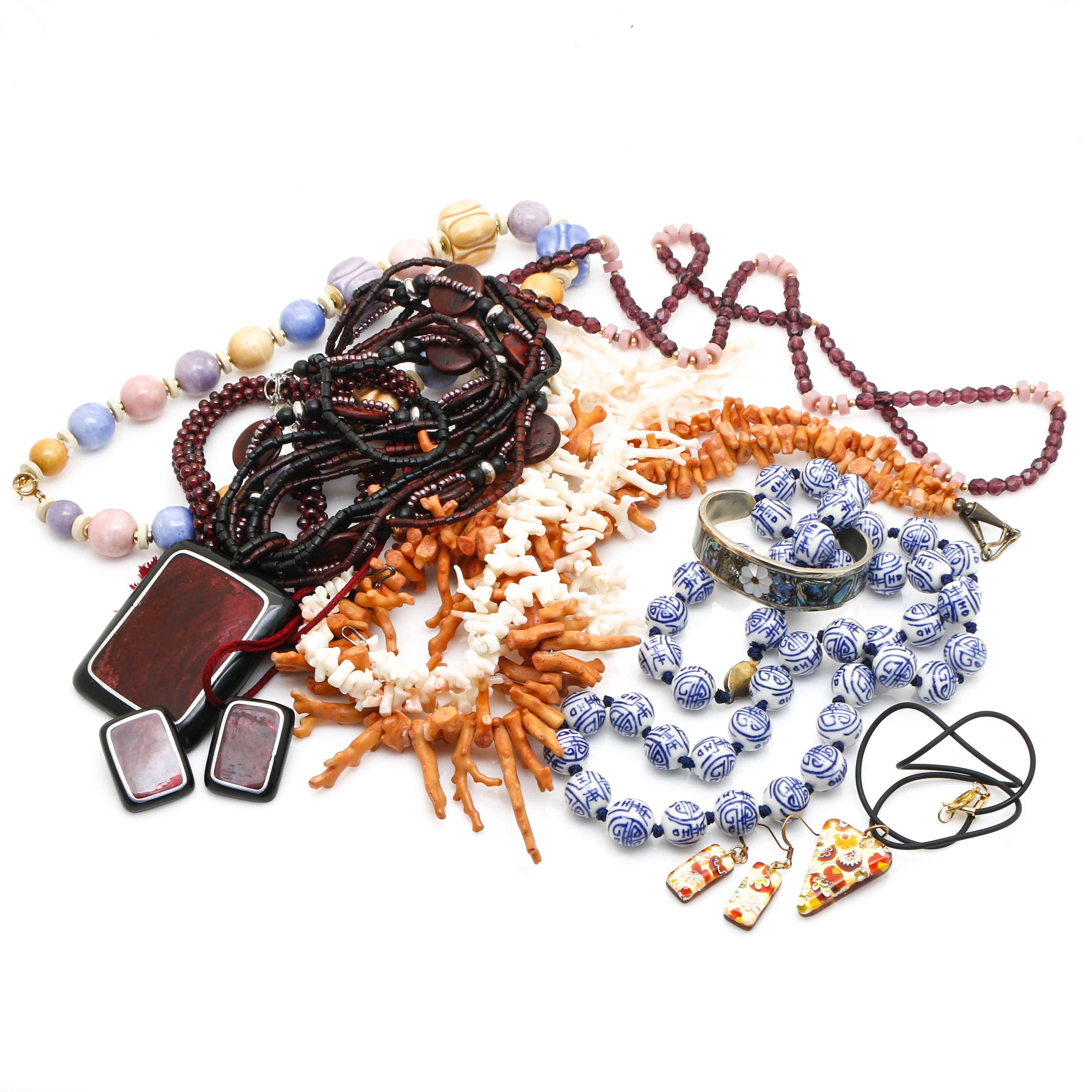 Beaded Costume Jewelry Pieces