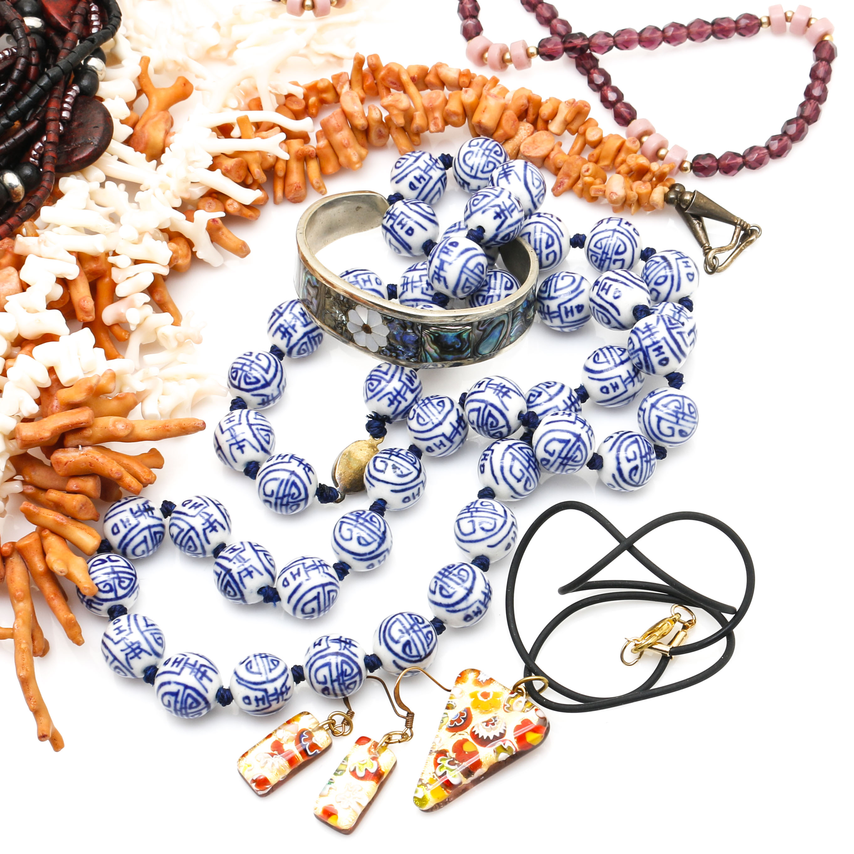 Beaded Costume Jewelry Pieces