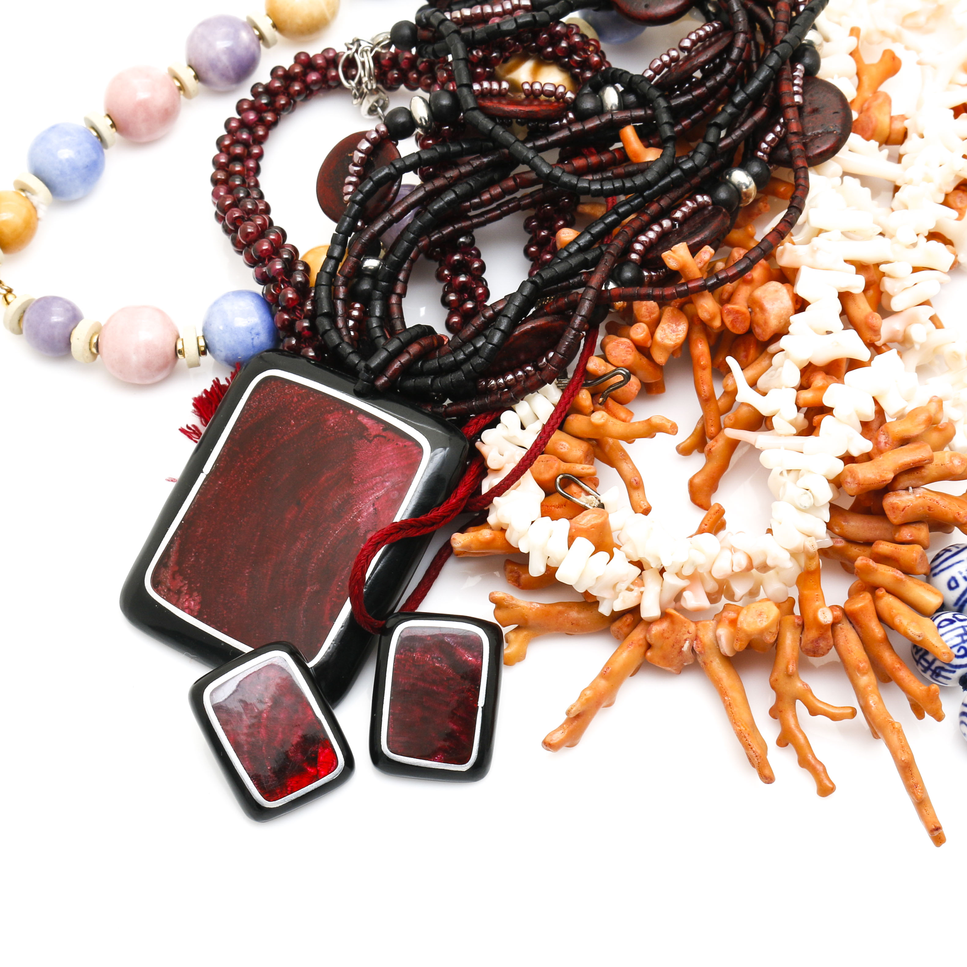 Beaded Costume Jewelry Pieces