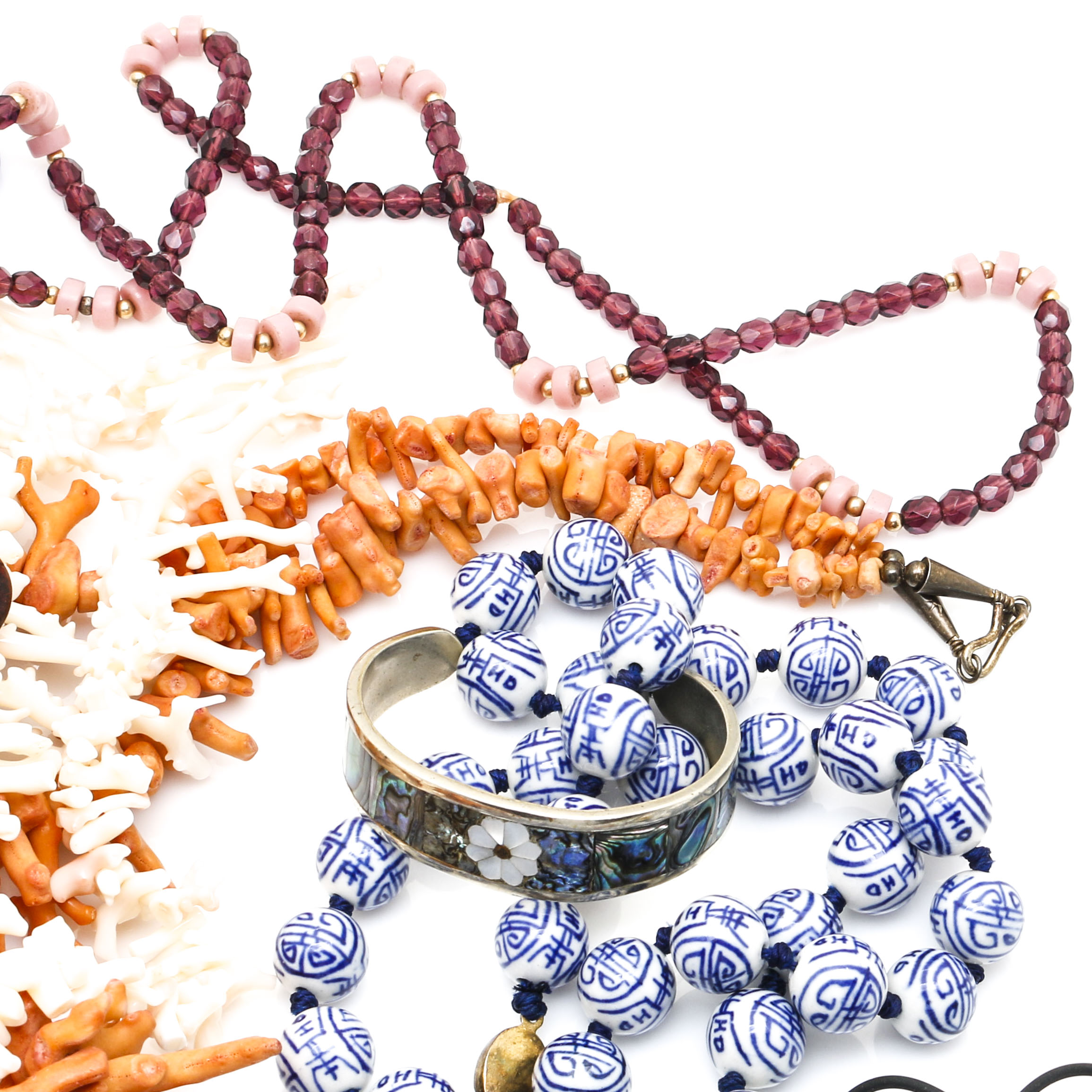 Beaded Costume Jewelry Pieces