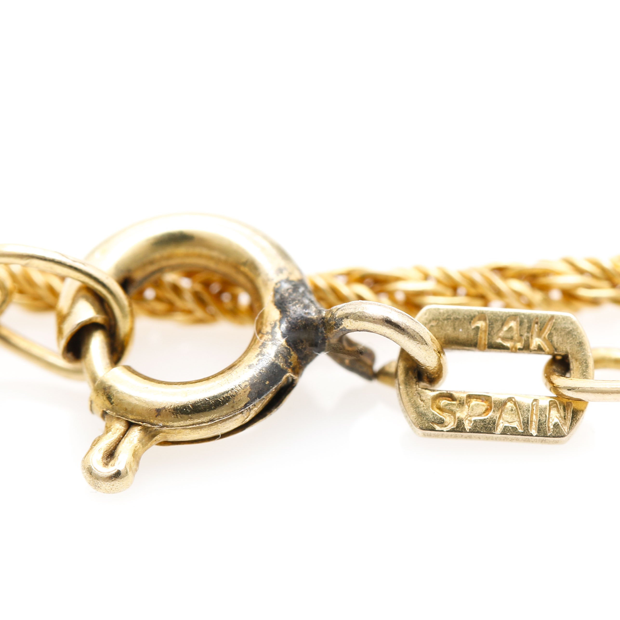 14K Yellow Gold Rope Bracelet