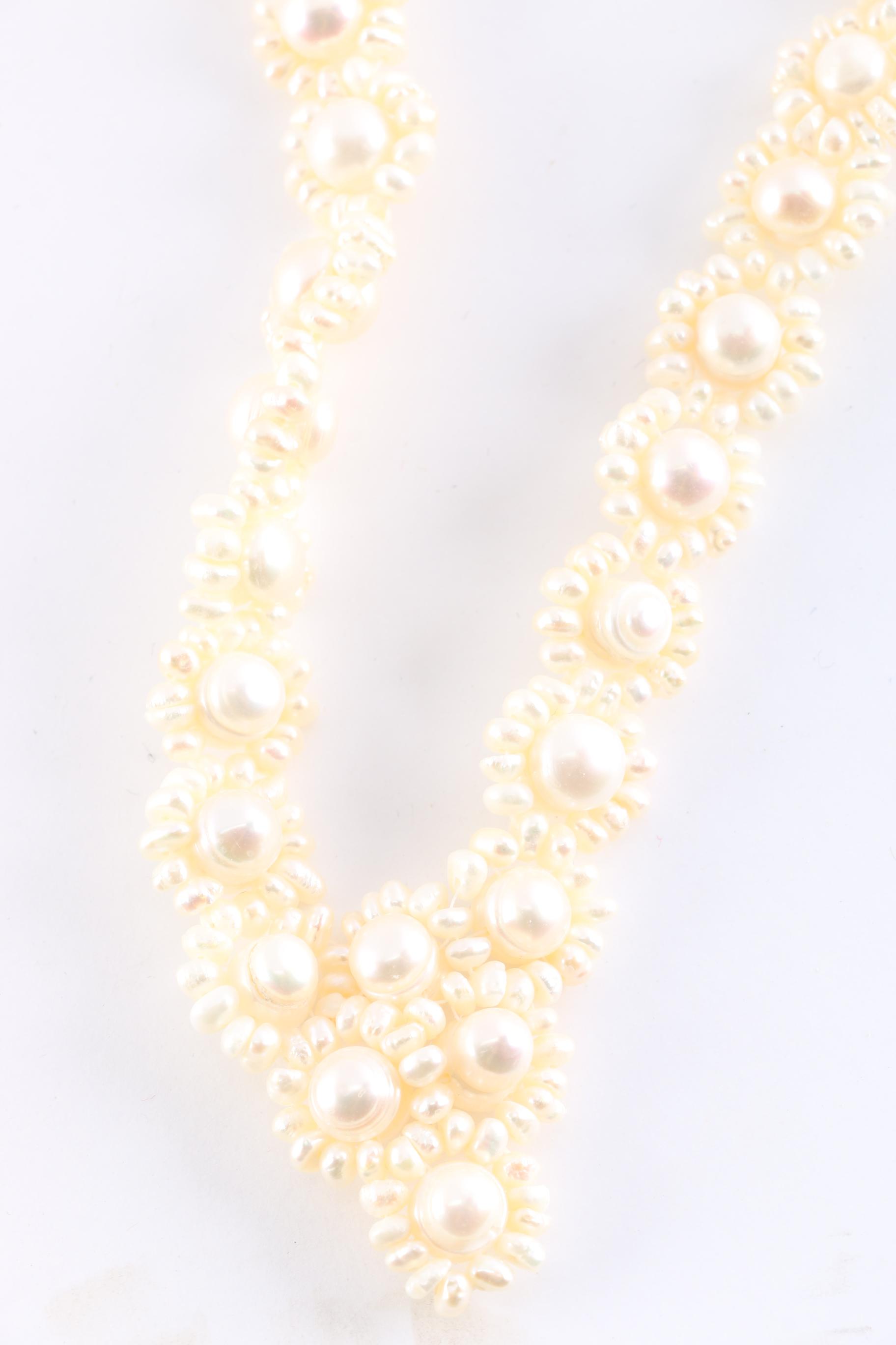 Cultured Pearl Necklaces and Bracelet